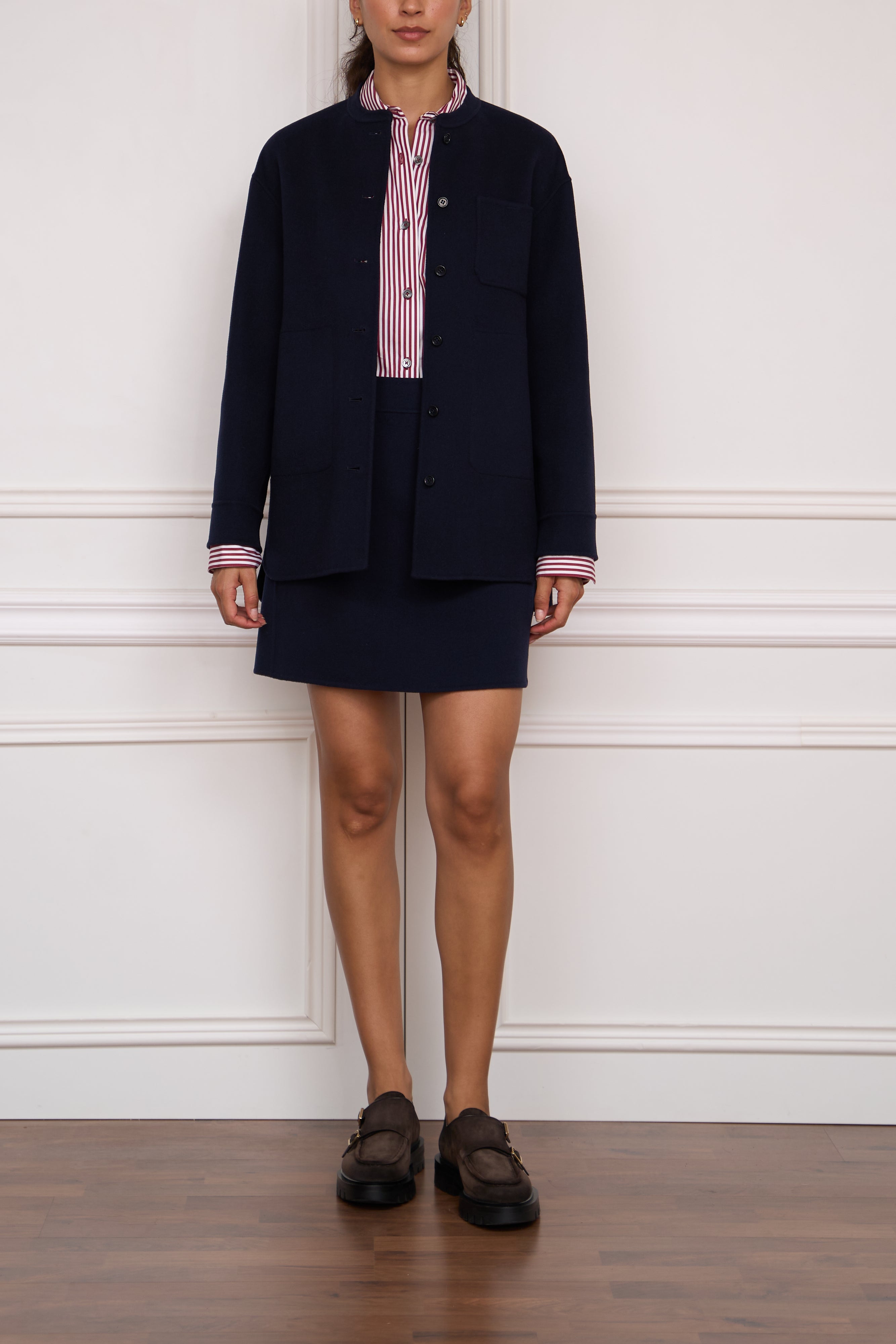 Coat 'Nina' in dark blue