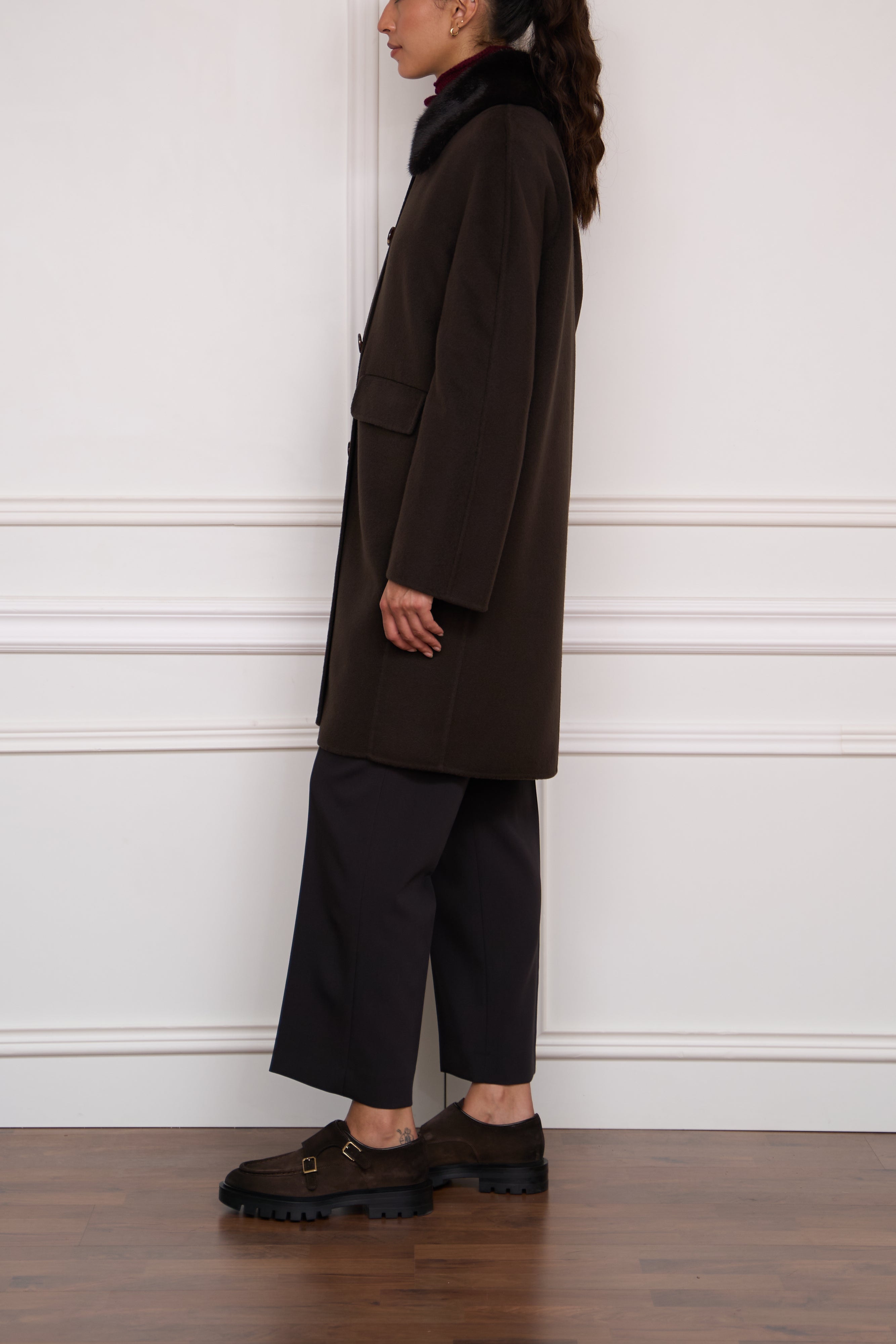 Coat 'Nina' in dark blue