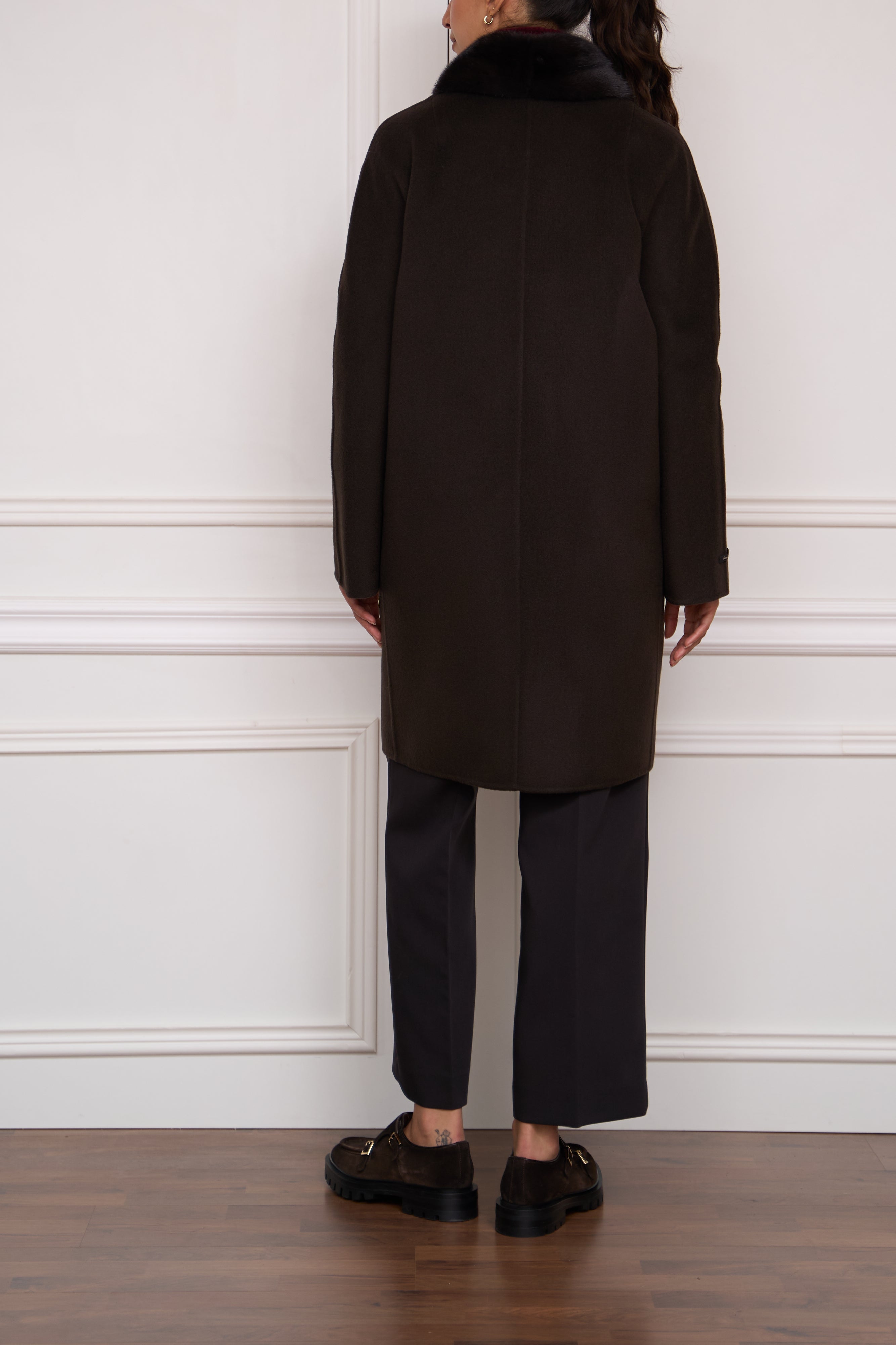 Coat 'Nina' in dark blue