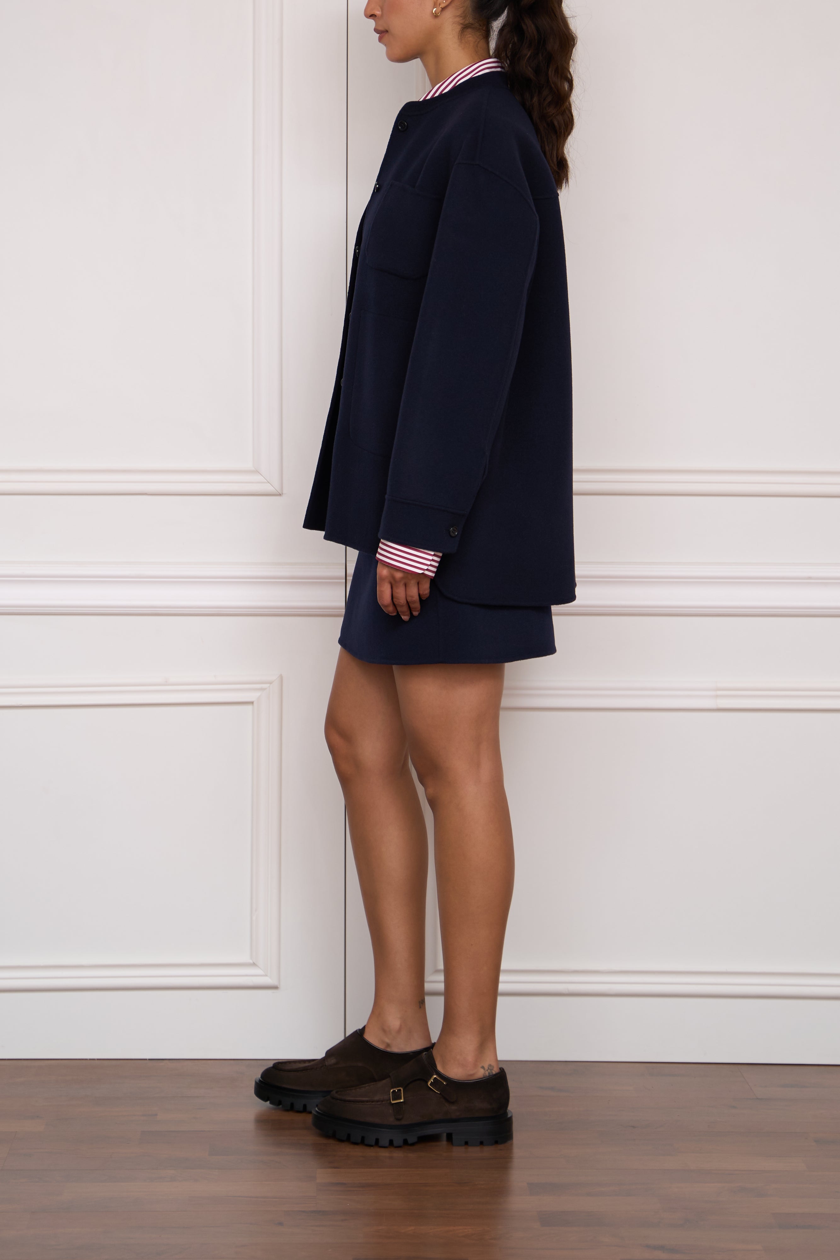Coat 'Nina' in dark blue