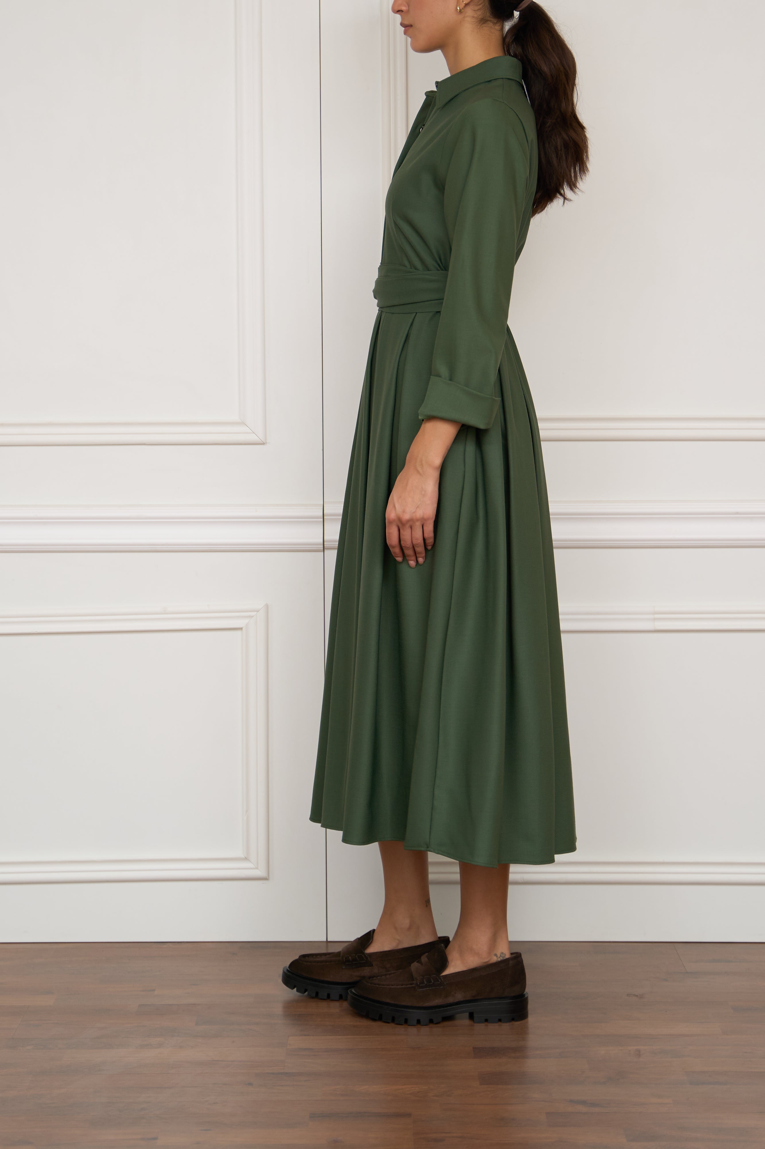 Kleid in grün