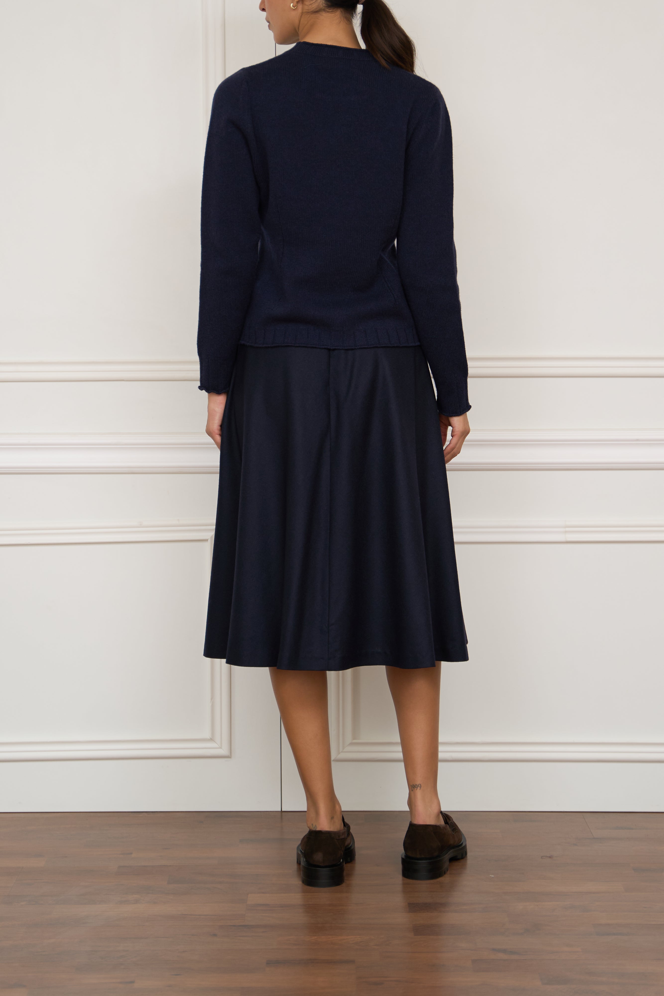 Kaschmir-Pullover in marine