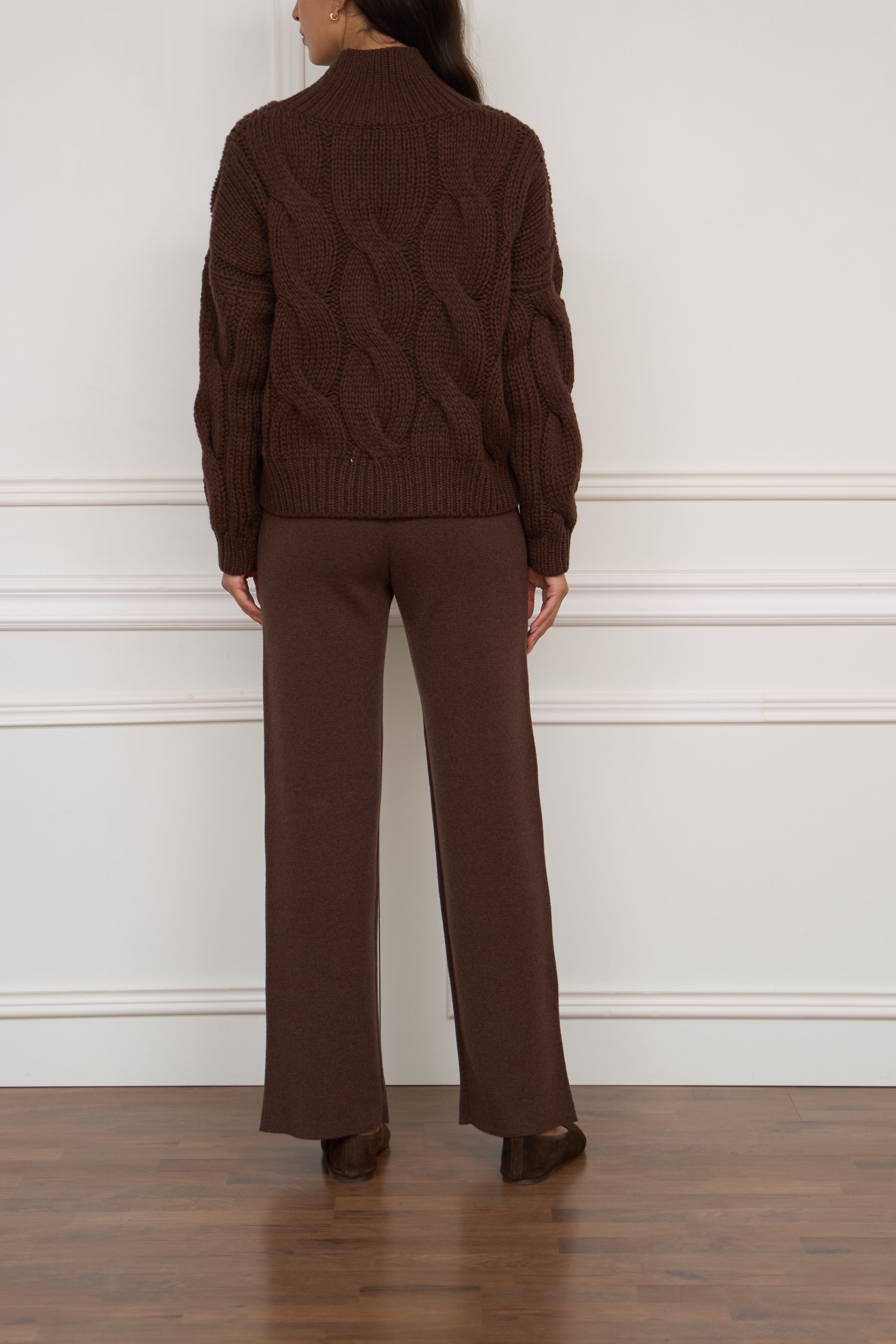 Kaschmir Pullover in braun
