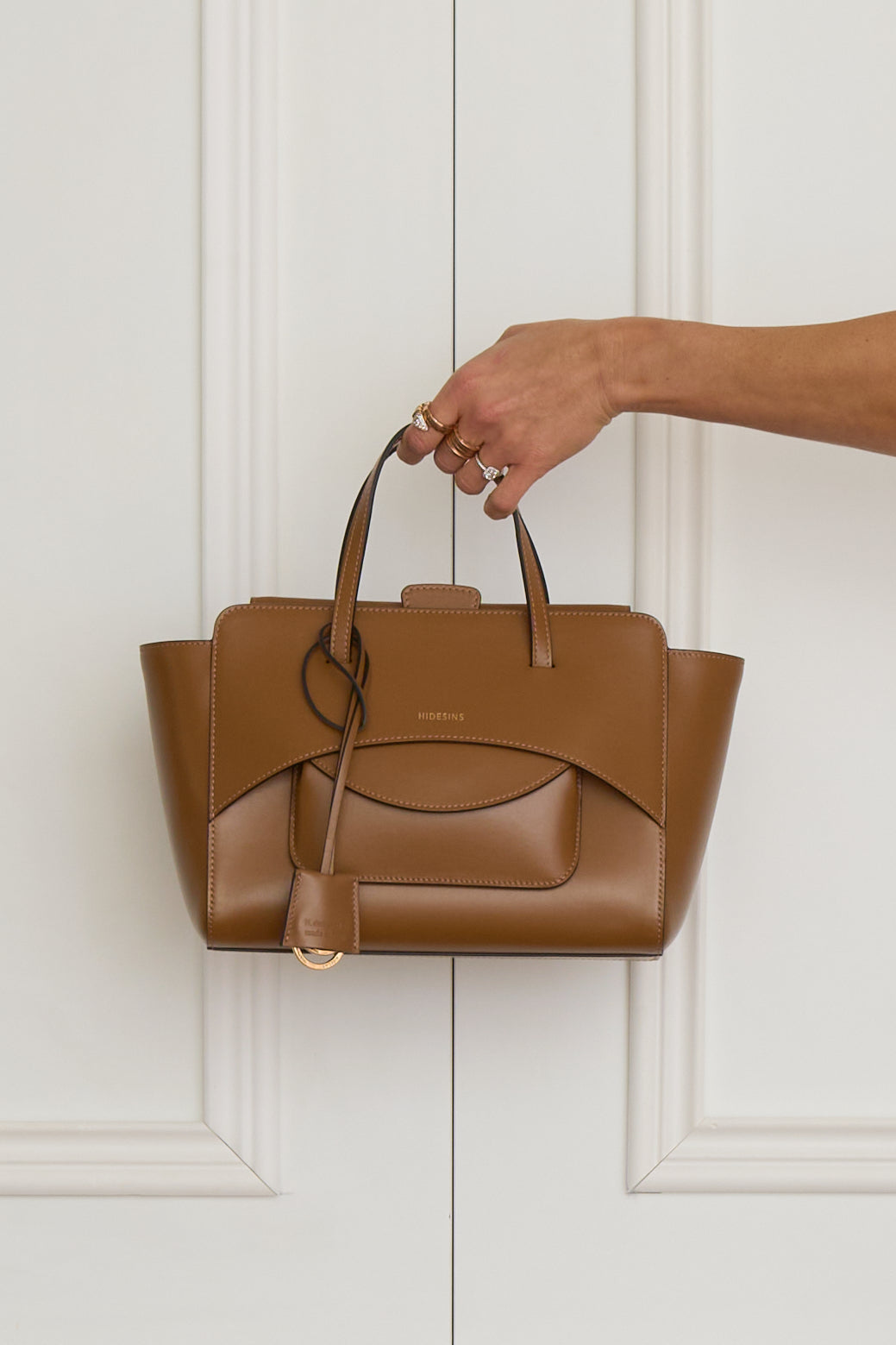 Tasche in cognac