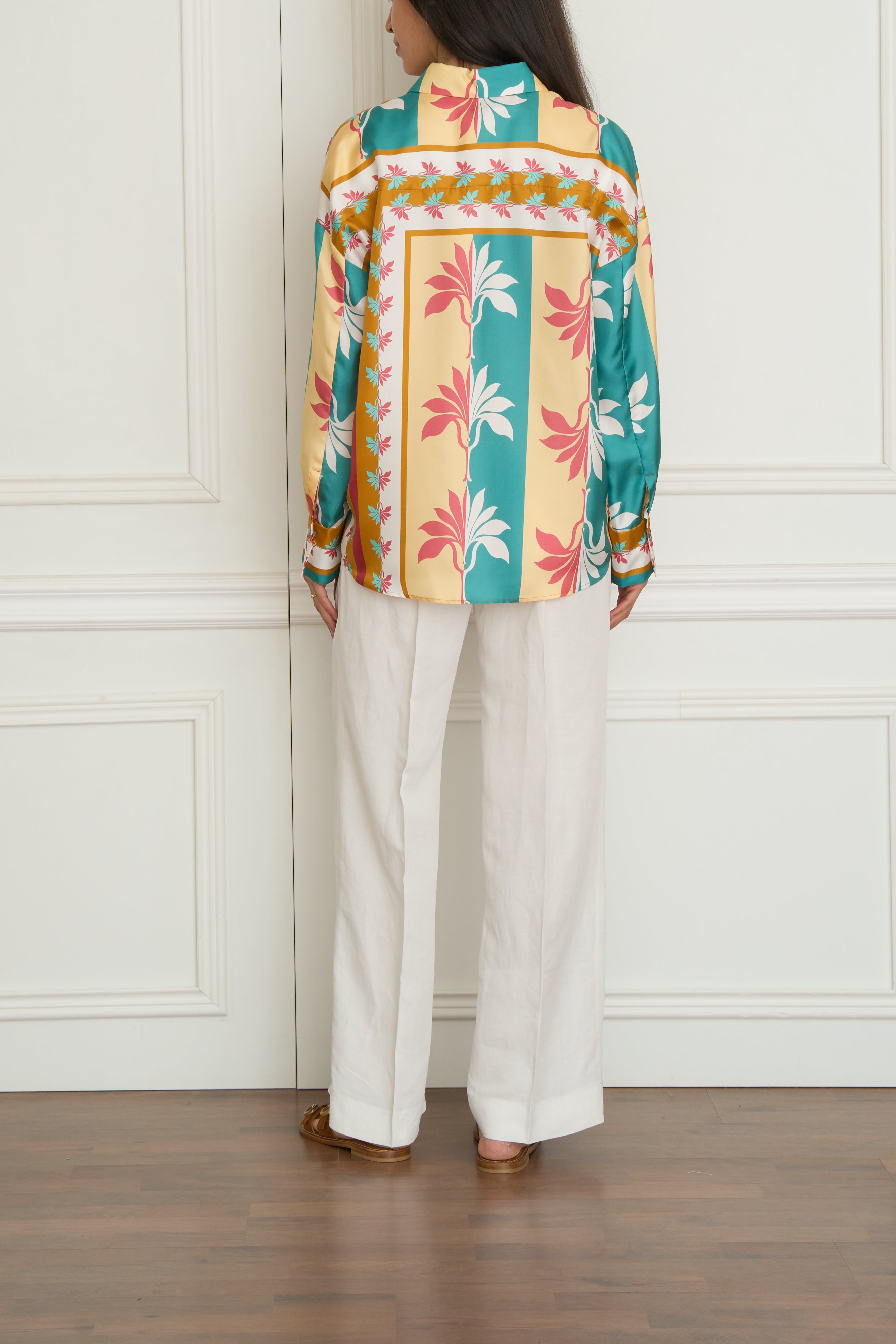 Gemusterte Bluse in multi