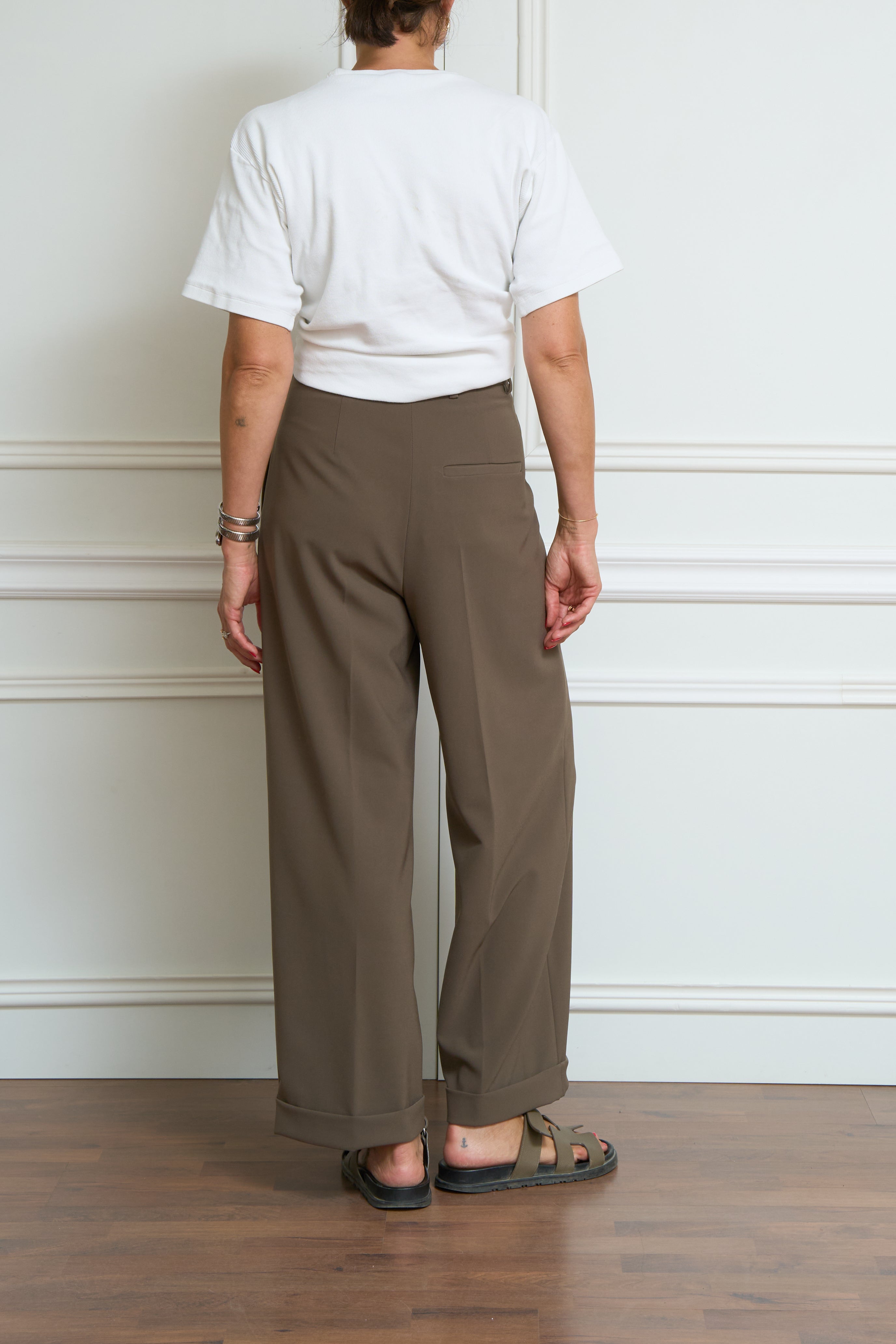 Hose 'Nevin' in taupe