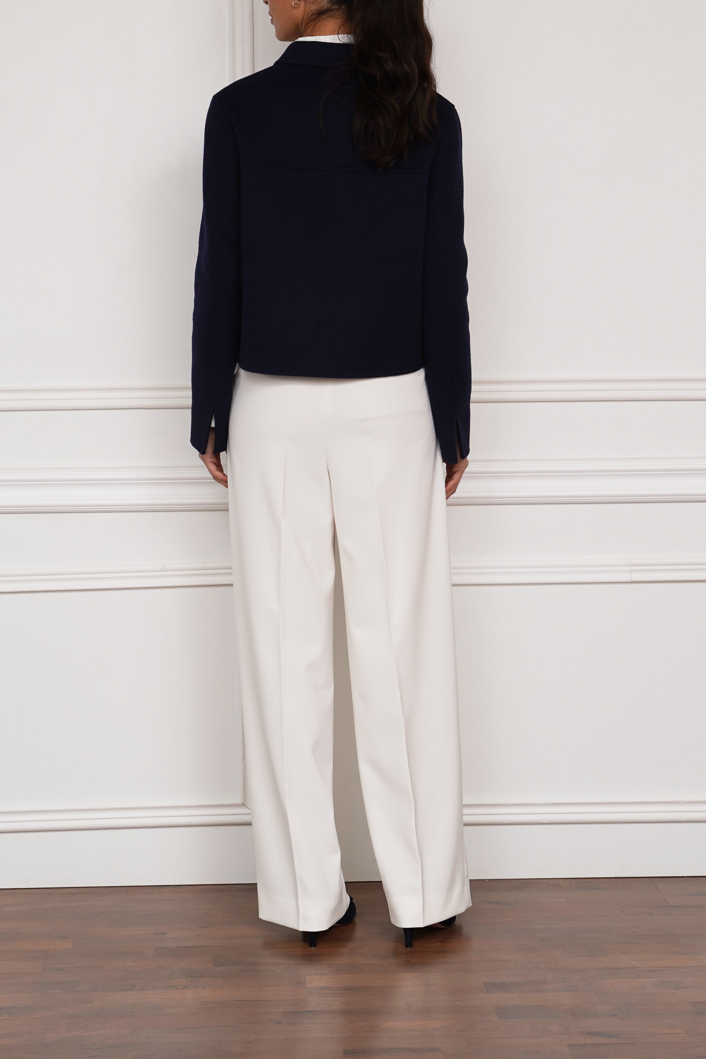 Doubleface-Jacke in marine