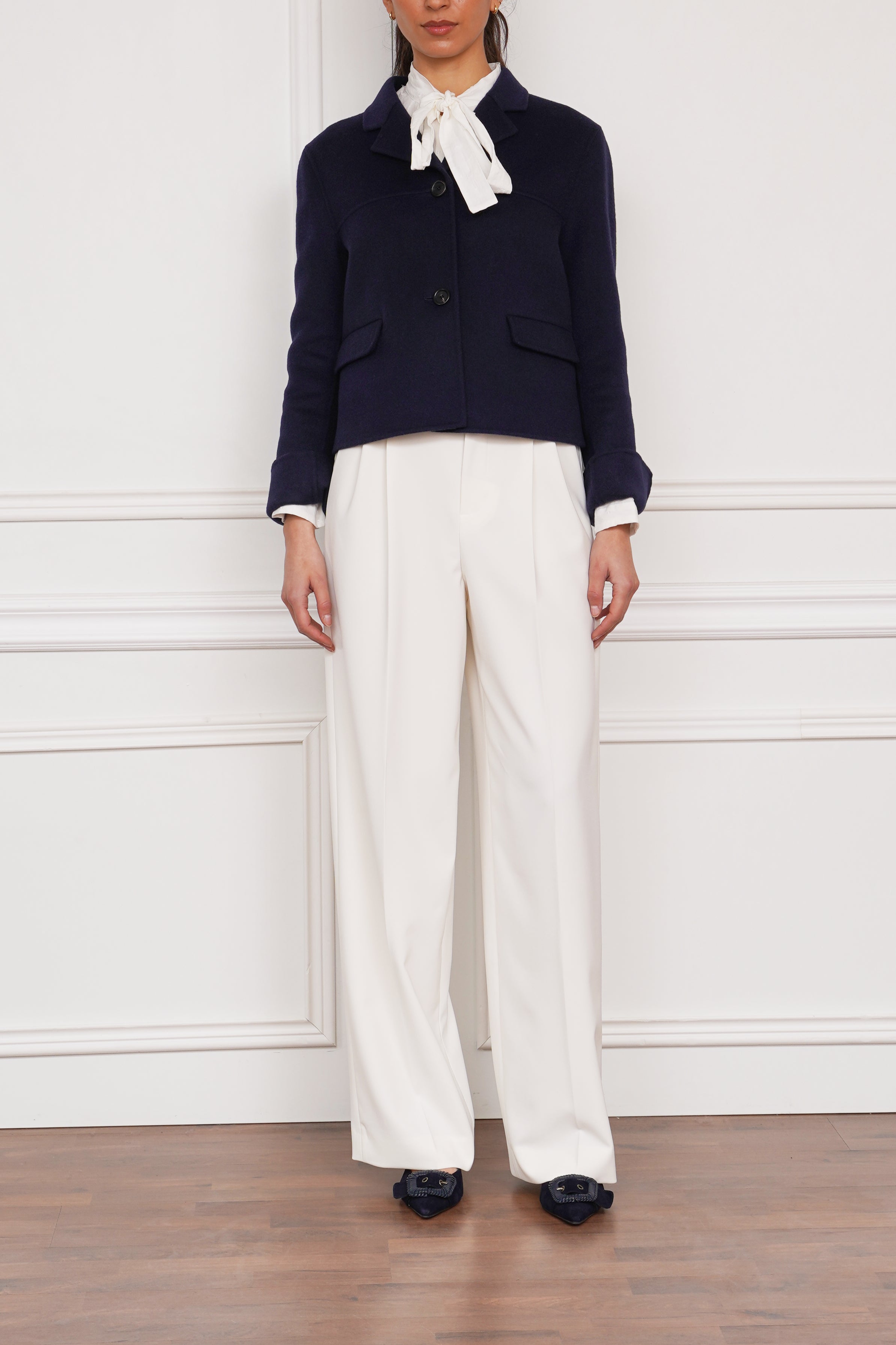 Doubleface-Jacke in marine