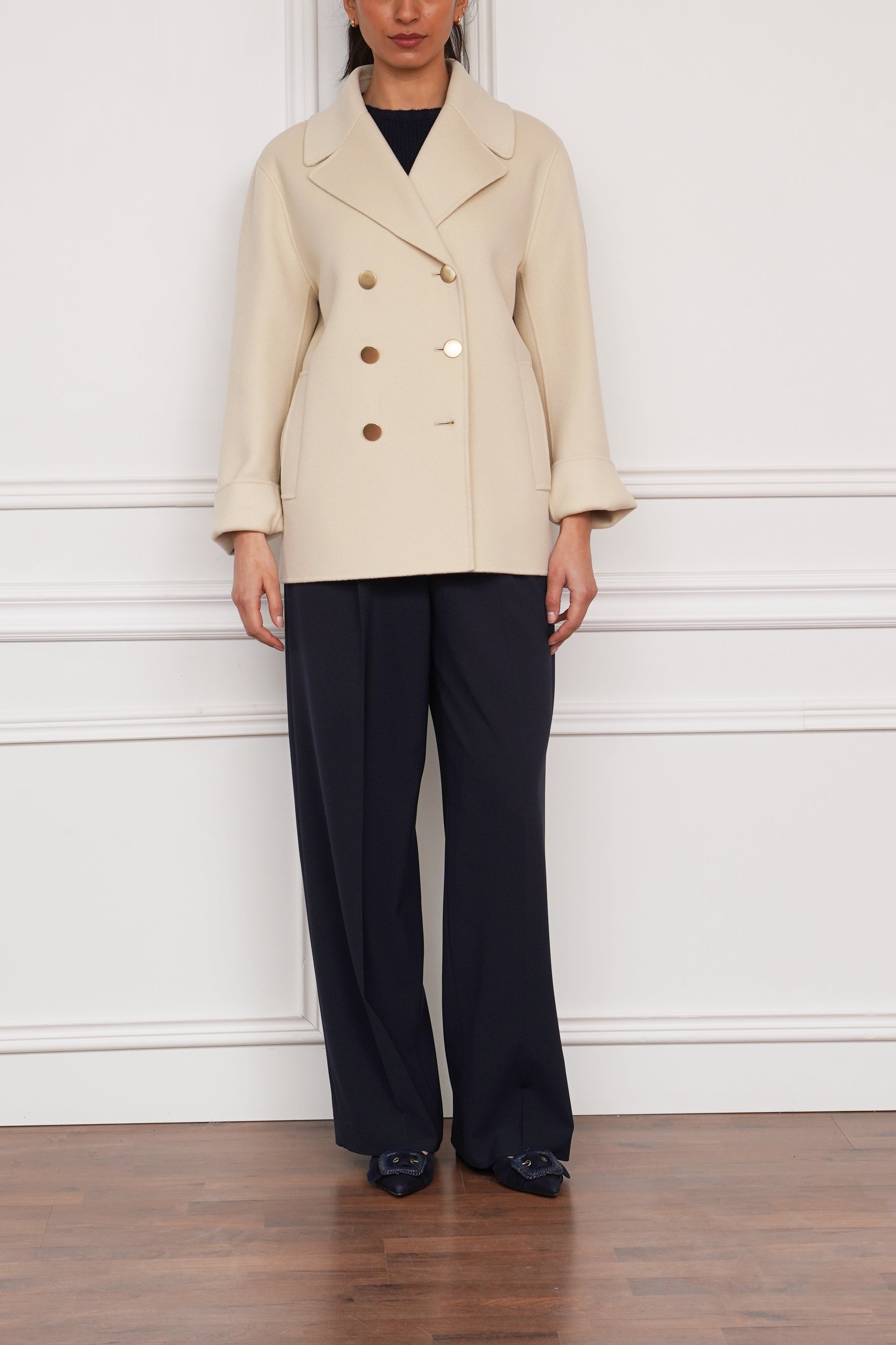 Caban 'Margot' in beige