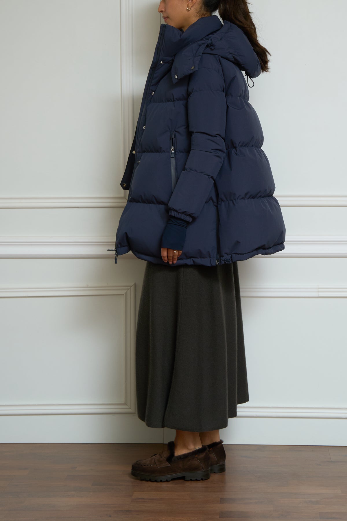 Daunenjacke in blau