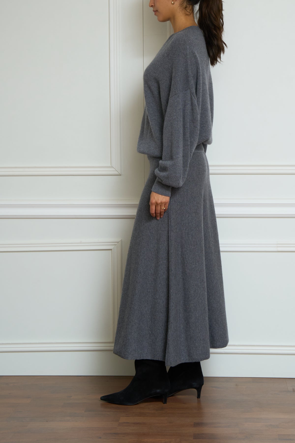 Strickrock 'Torie' in grau