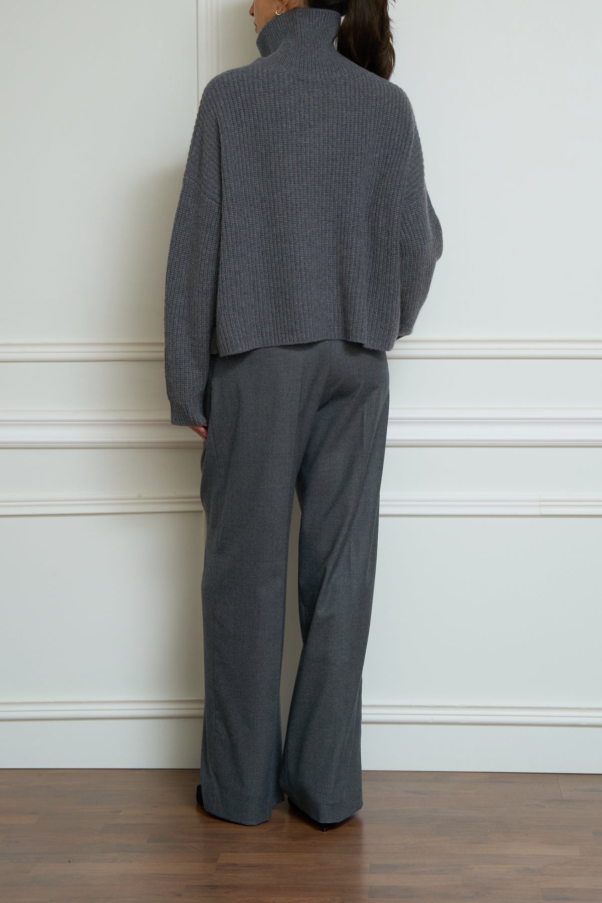 Kaschmir-Pullover 'Ailis' in grau