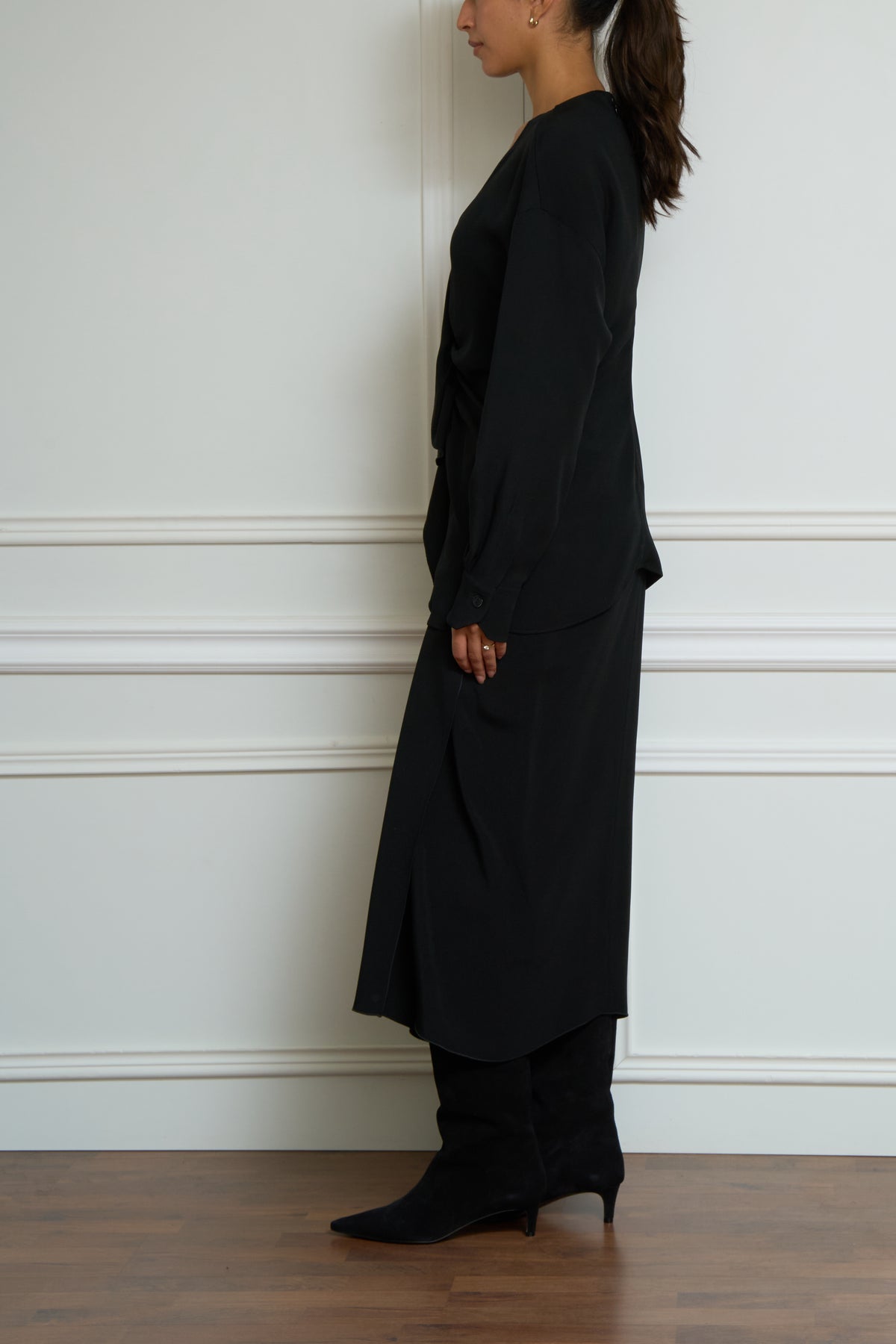 Blouse in black