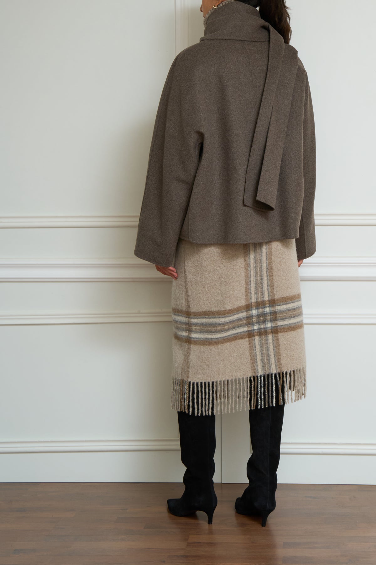 Jacke 'Kate' in taupe