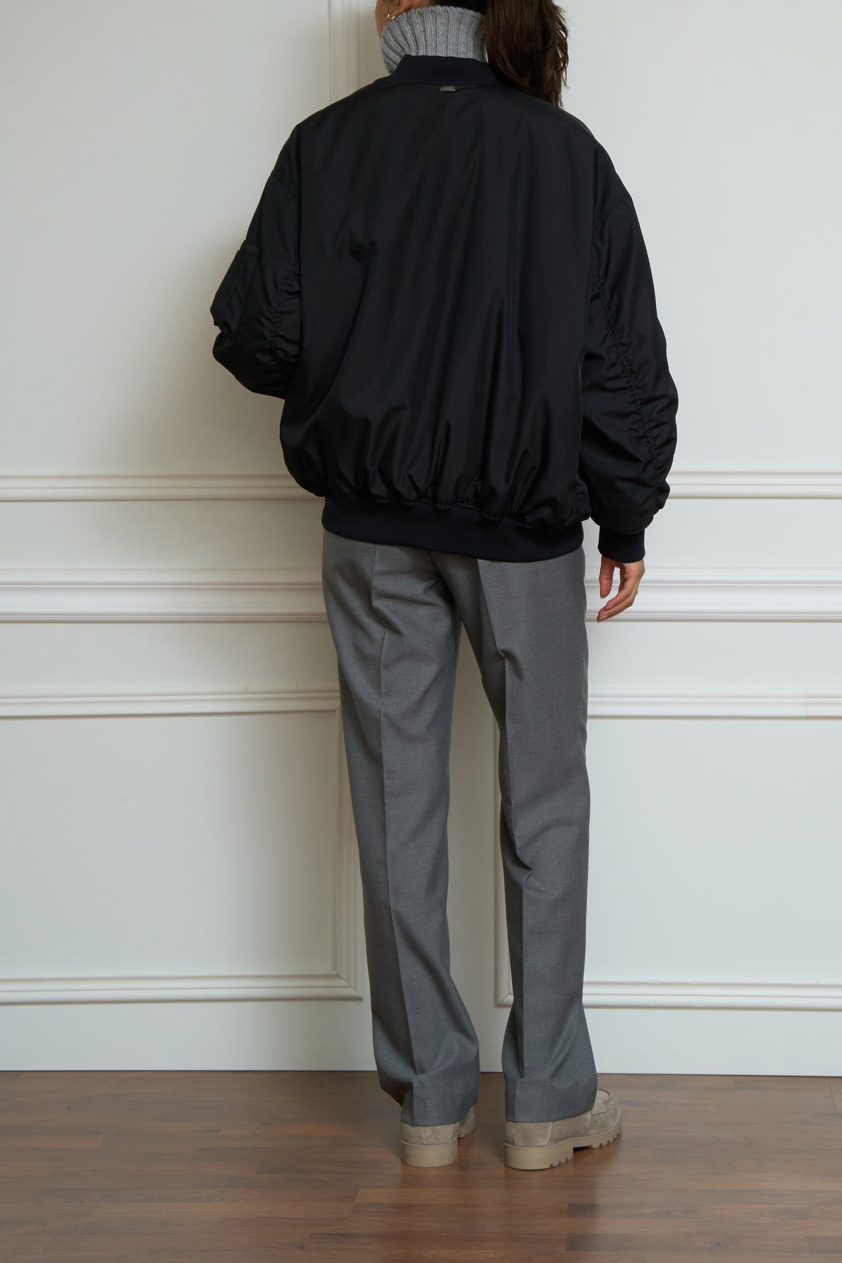 Bomber jacket in black