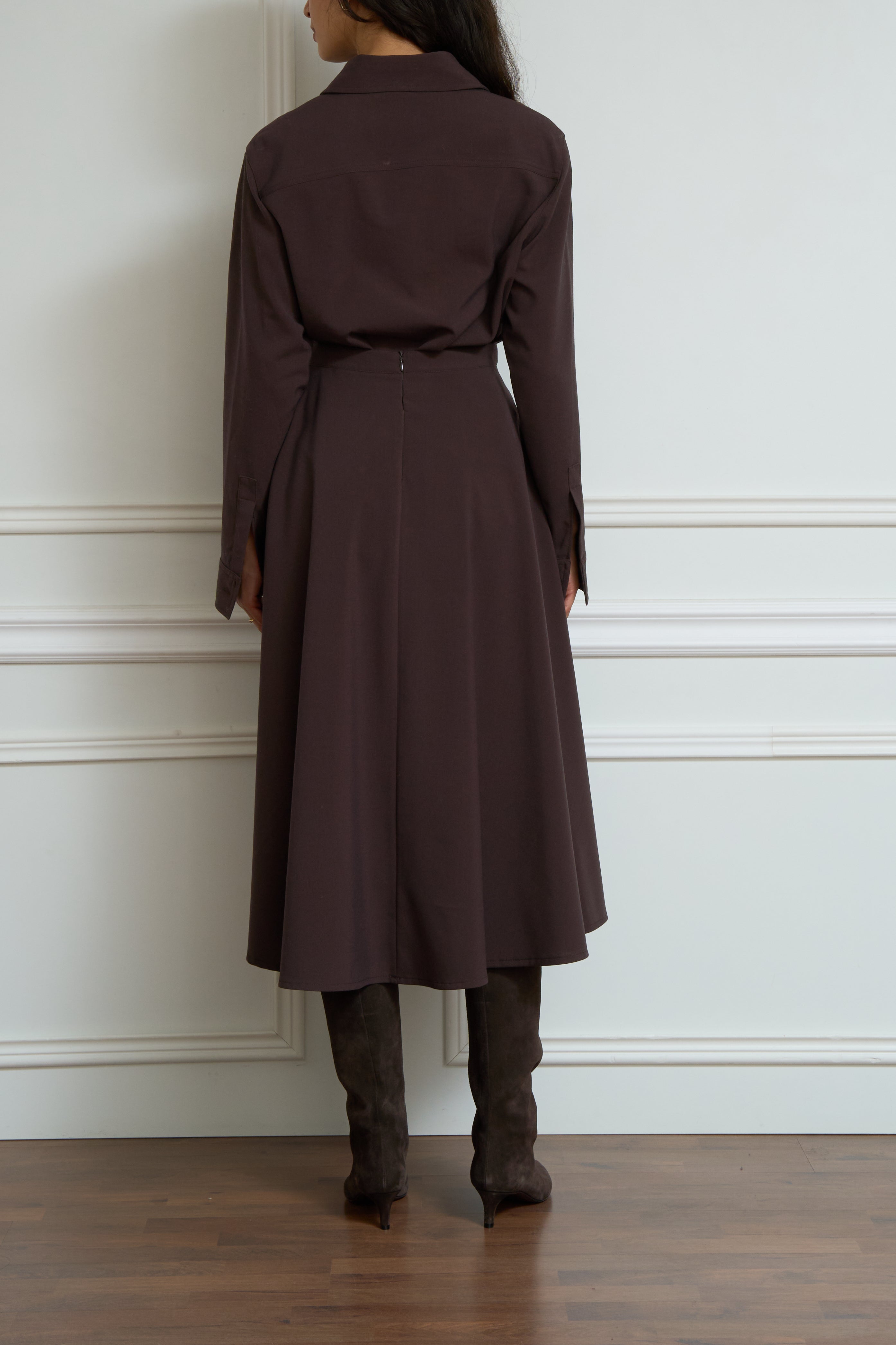 Bluse in braun