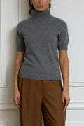 grey turtleneck sweater