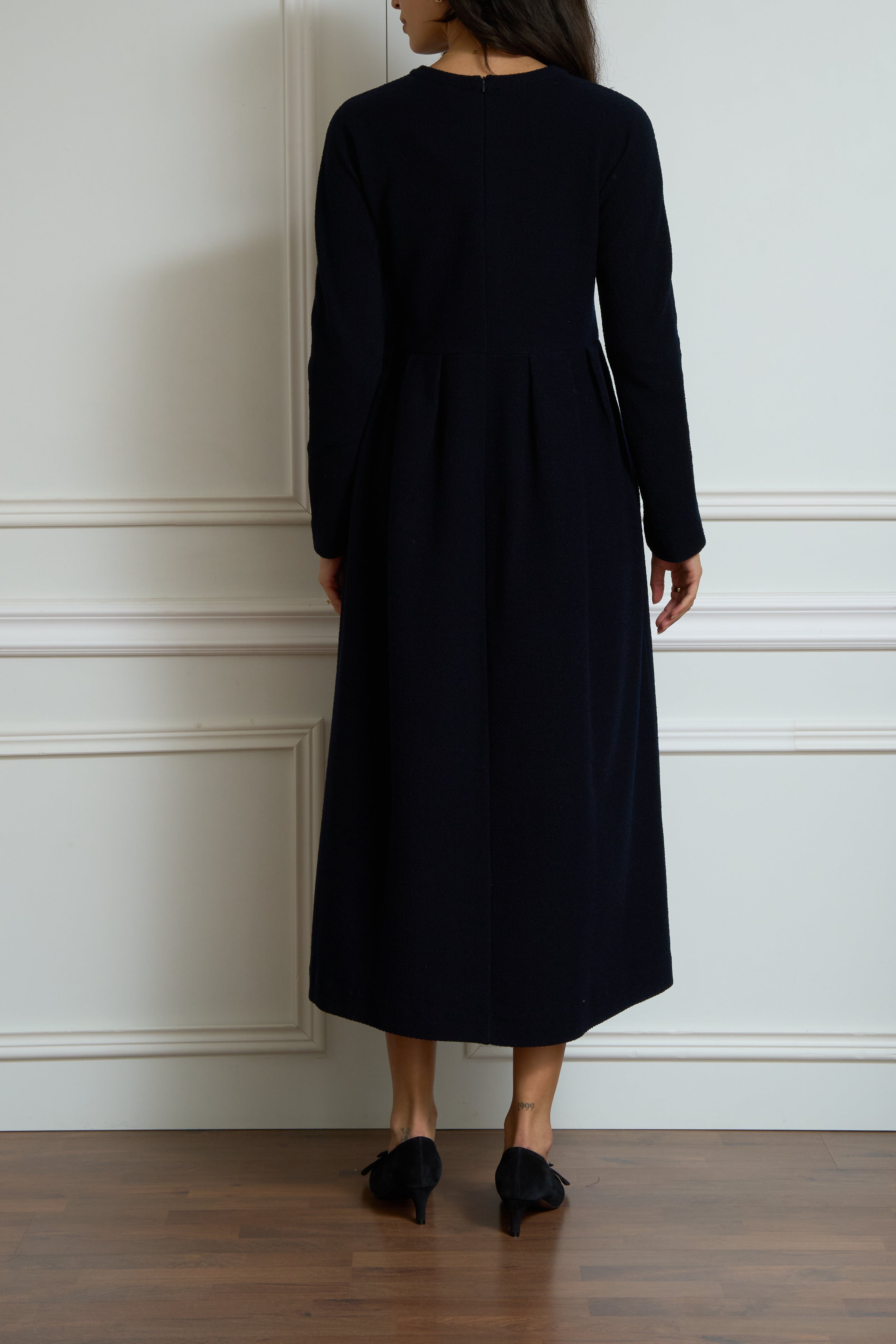 Dress in navy