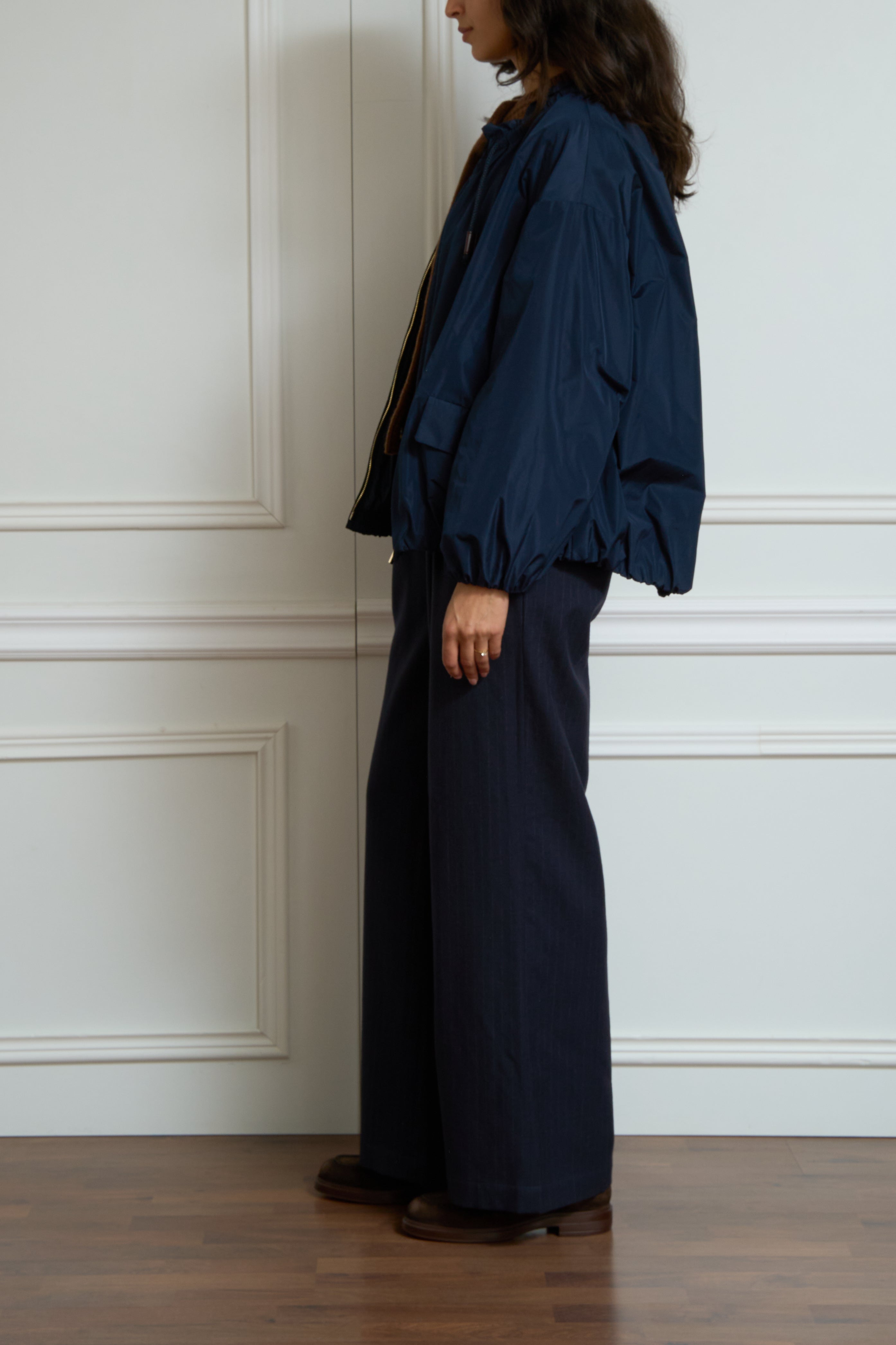 Bomberjacke in marine