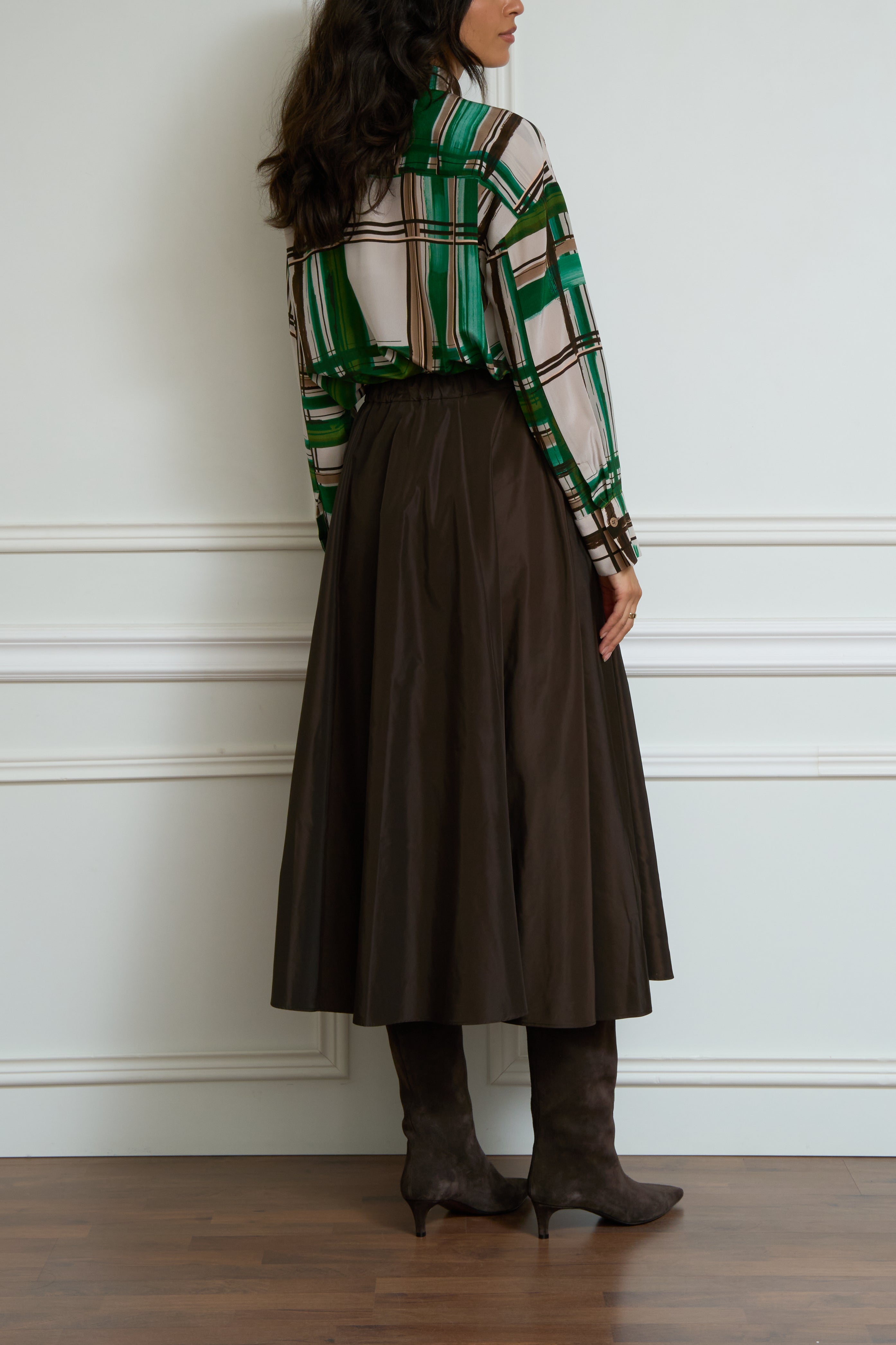 Plaid blouse
