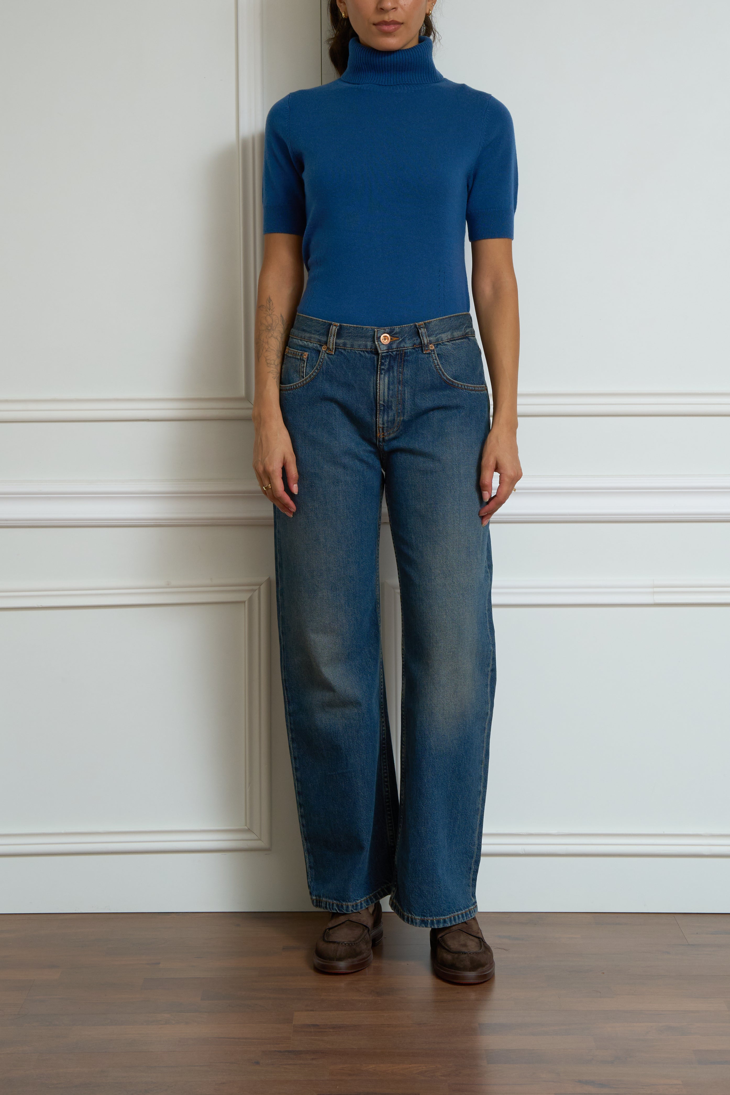 Jeans in blau