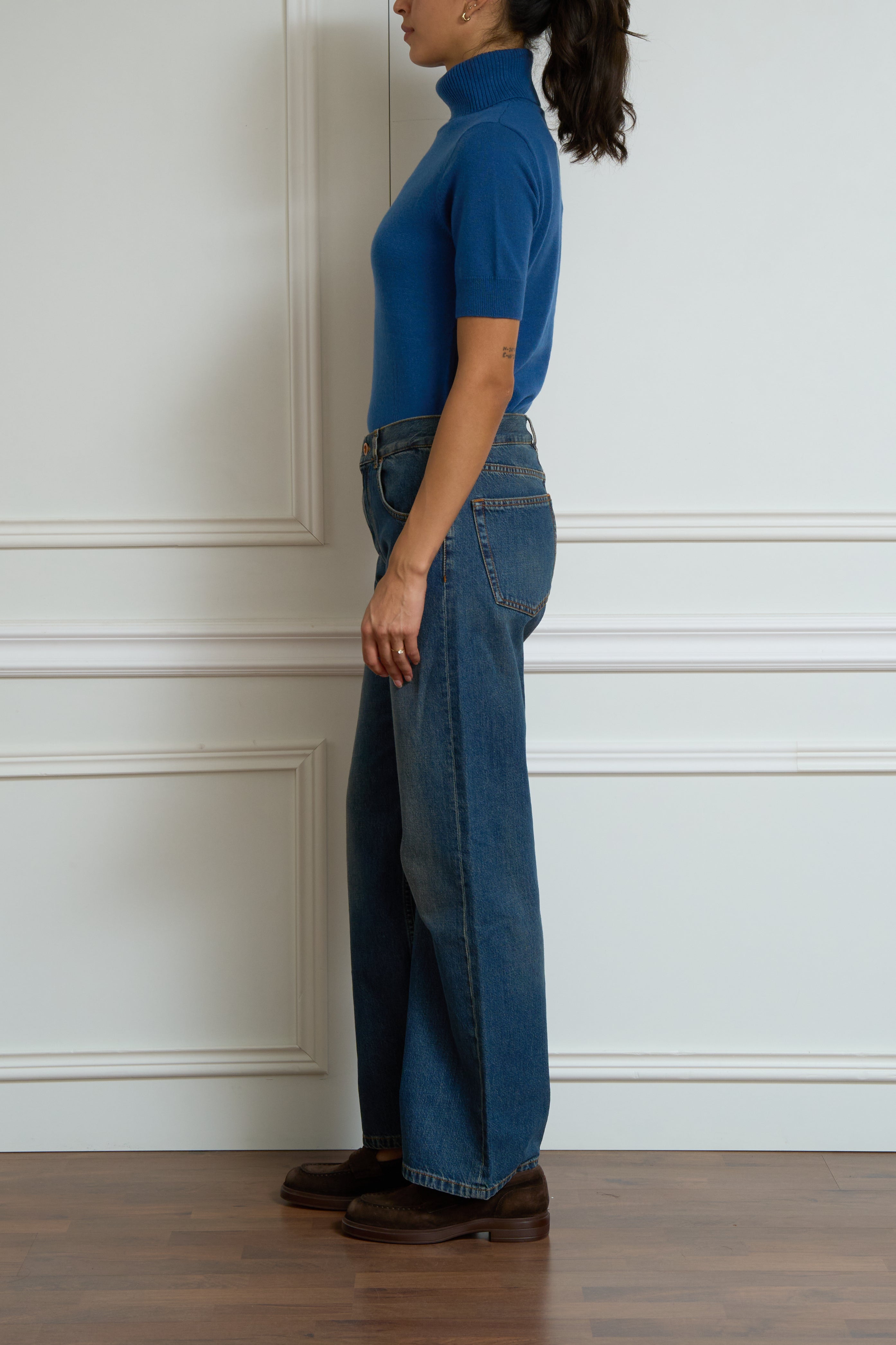 Jeans in blau