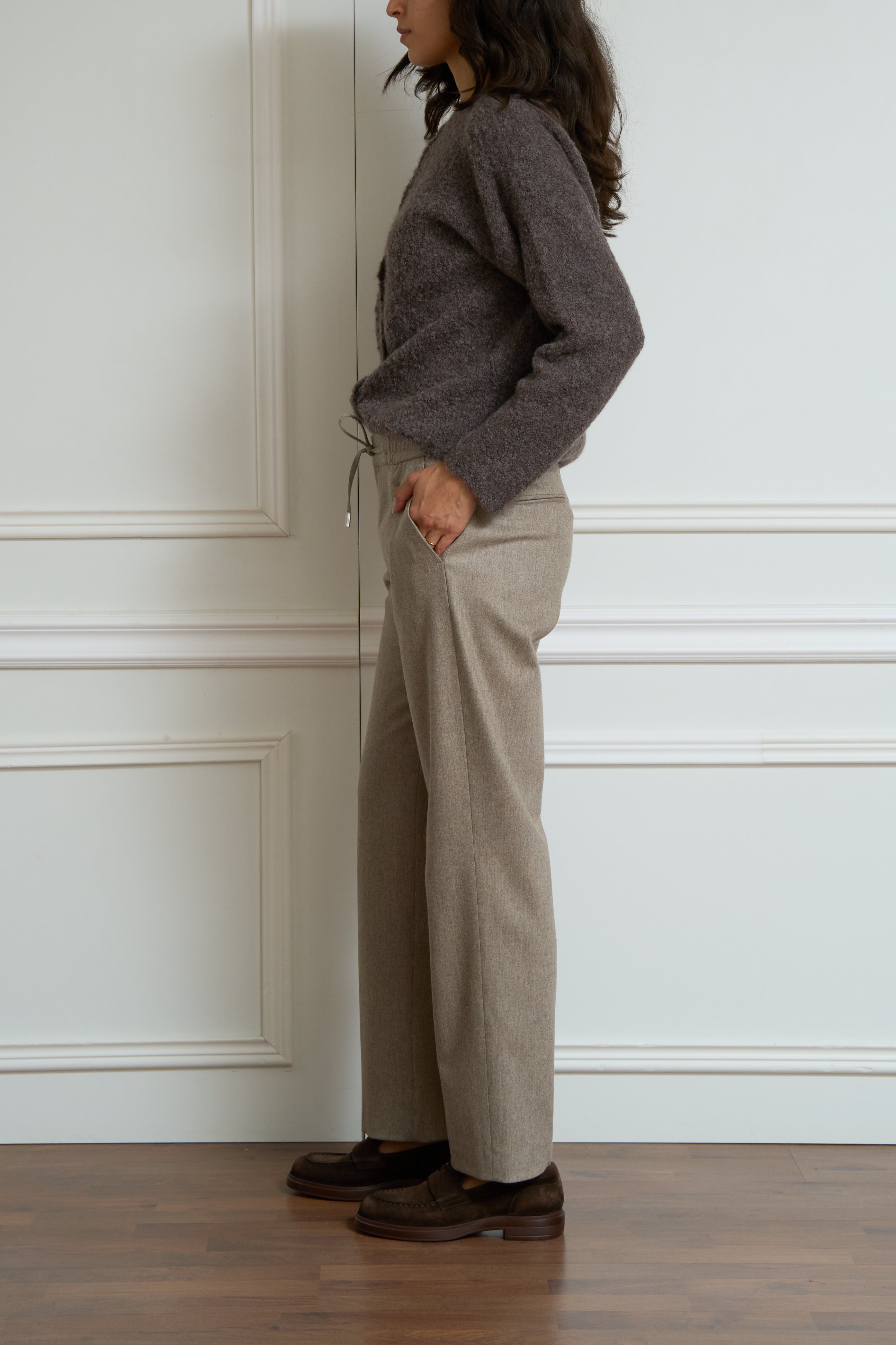 Pants in beige