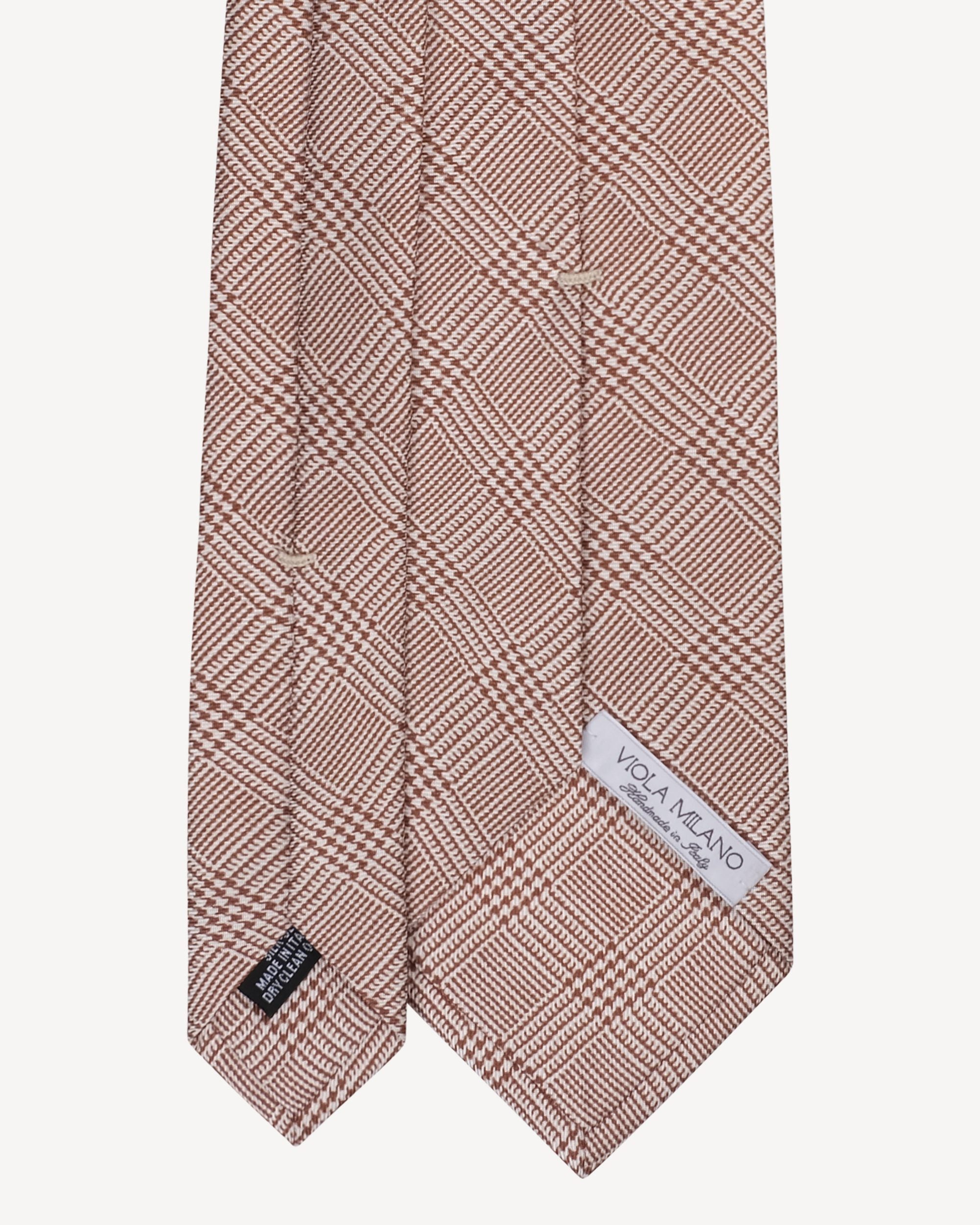 Tie in brown