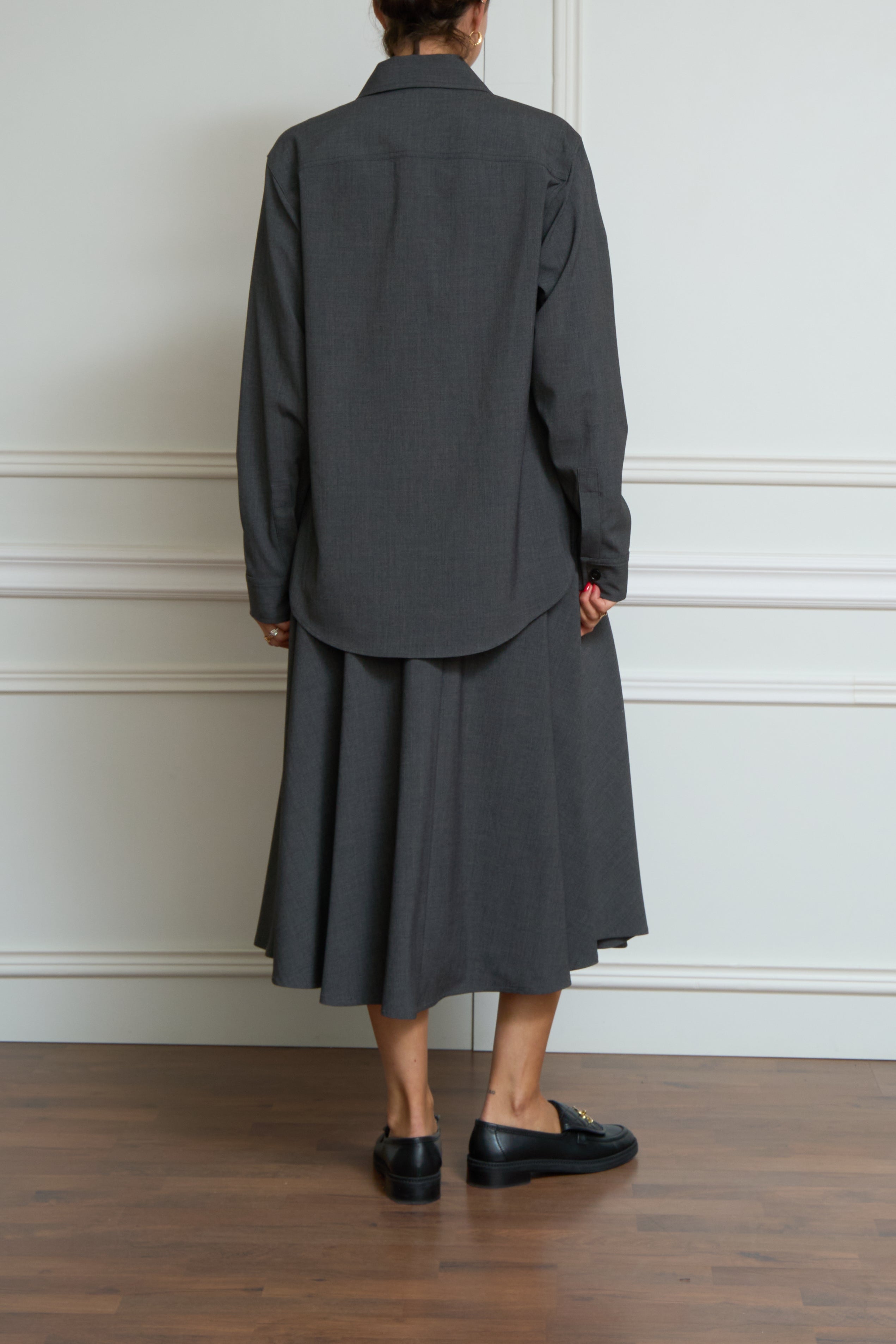 Overshirt in anthrazit