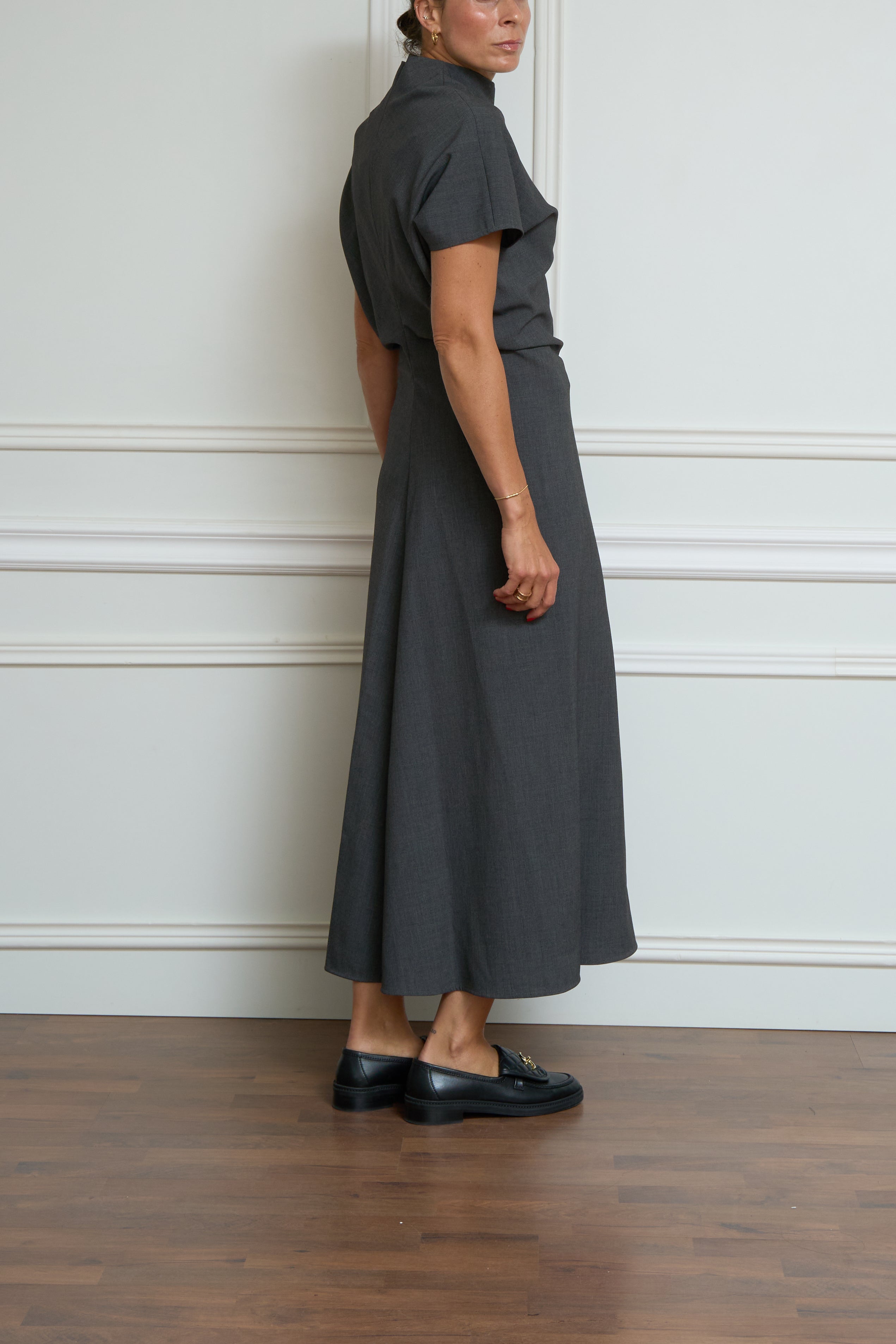 Kleid in anthrazit