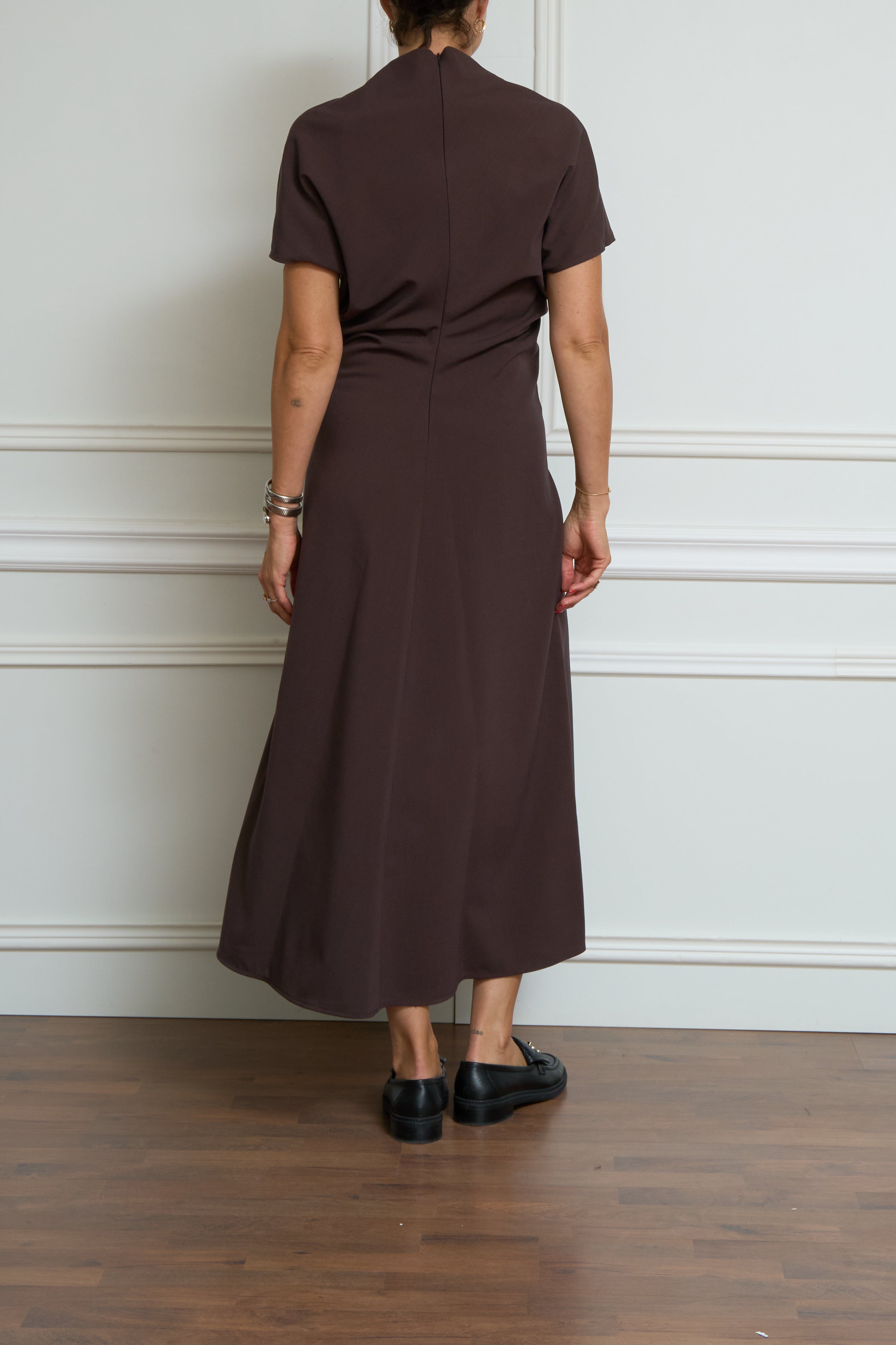 Kleid in braun