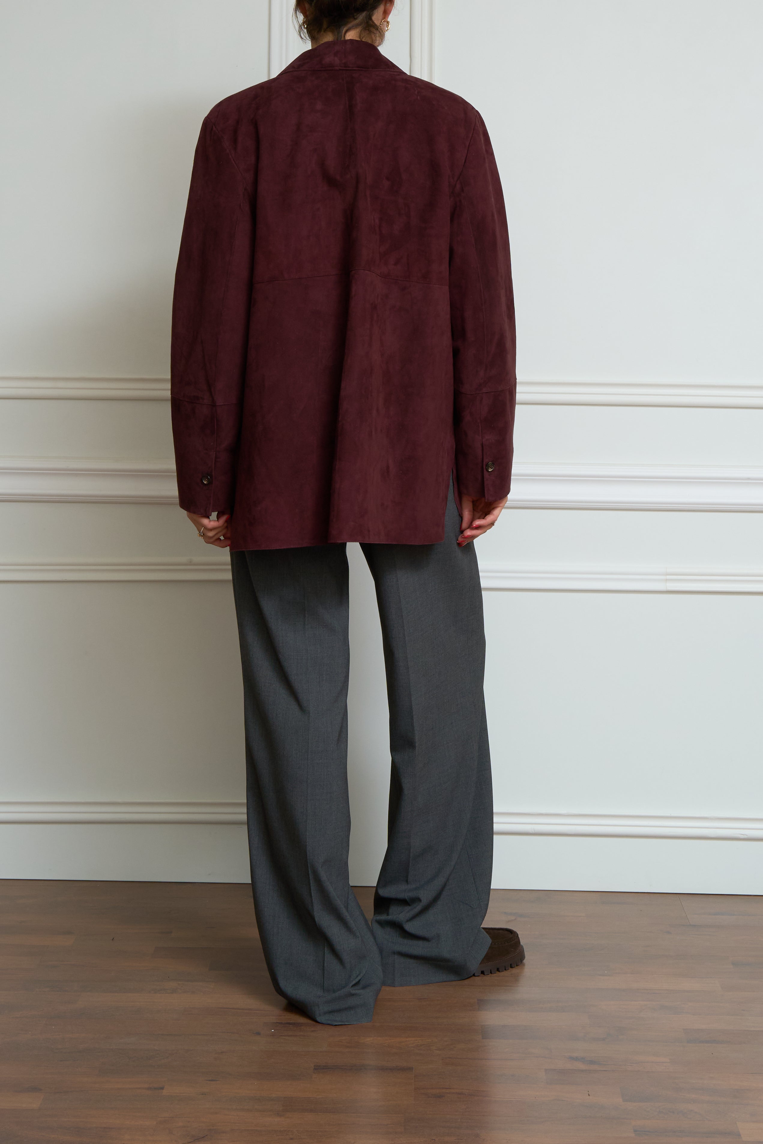 Jacke 'Gocce' in bordeaux