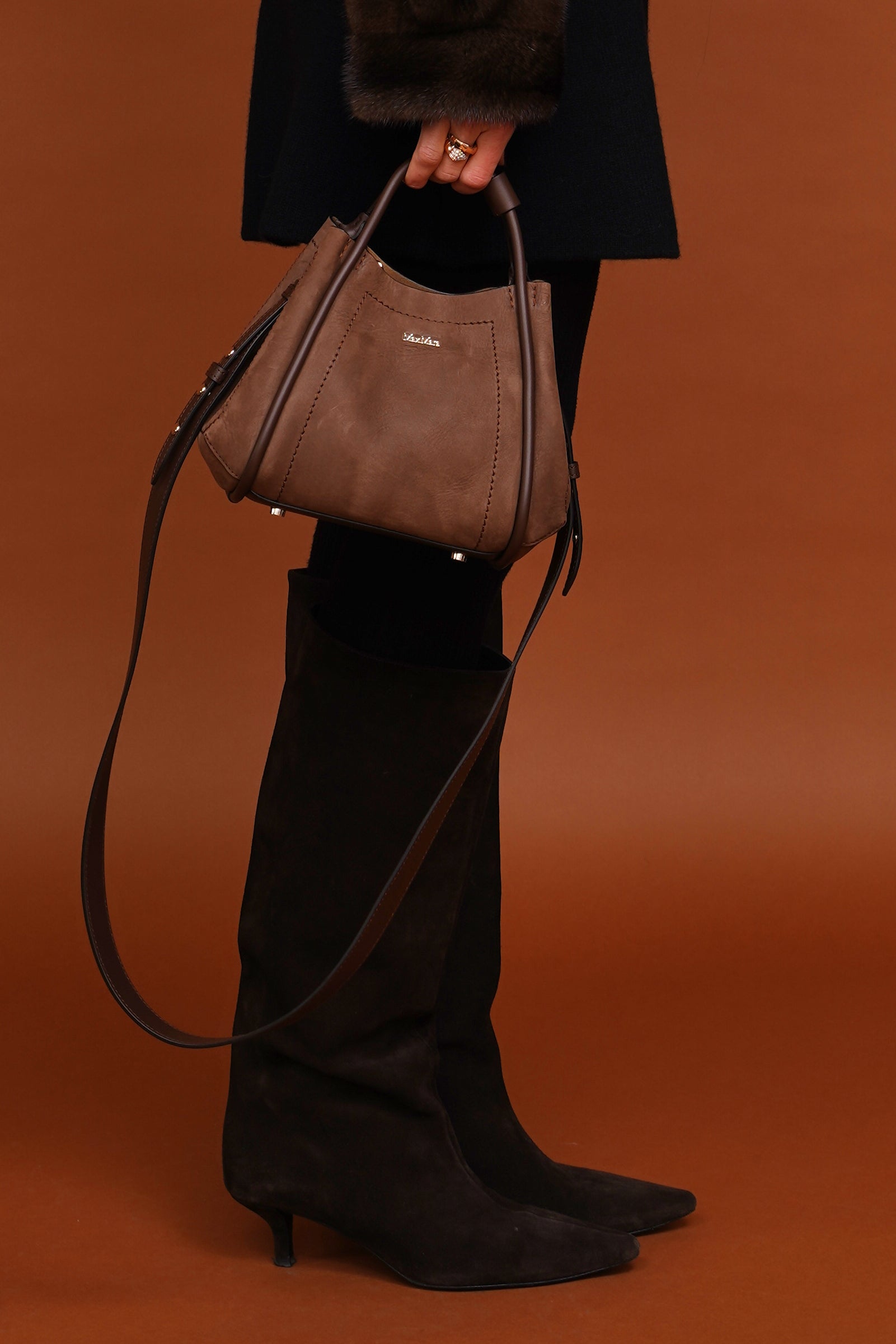 Tasche 'Marine' extra small in braun