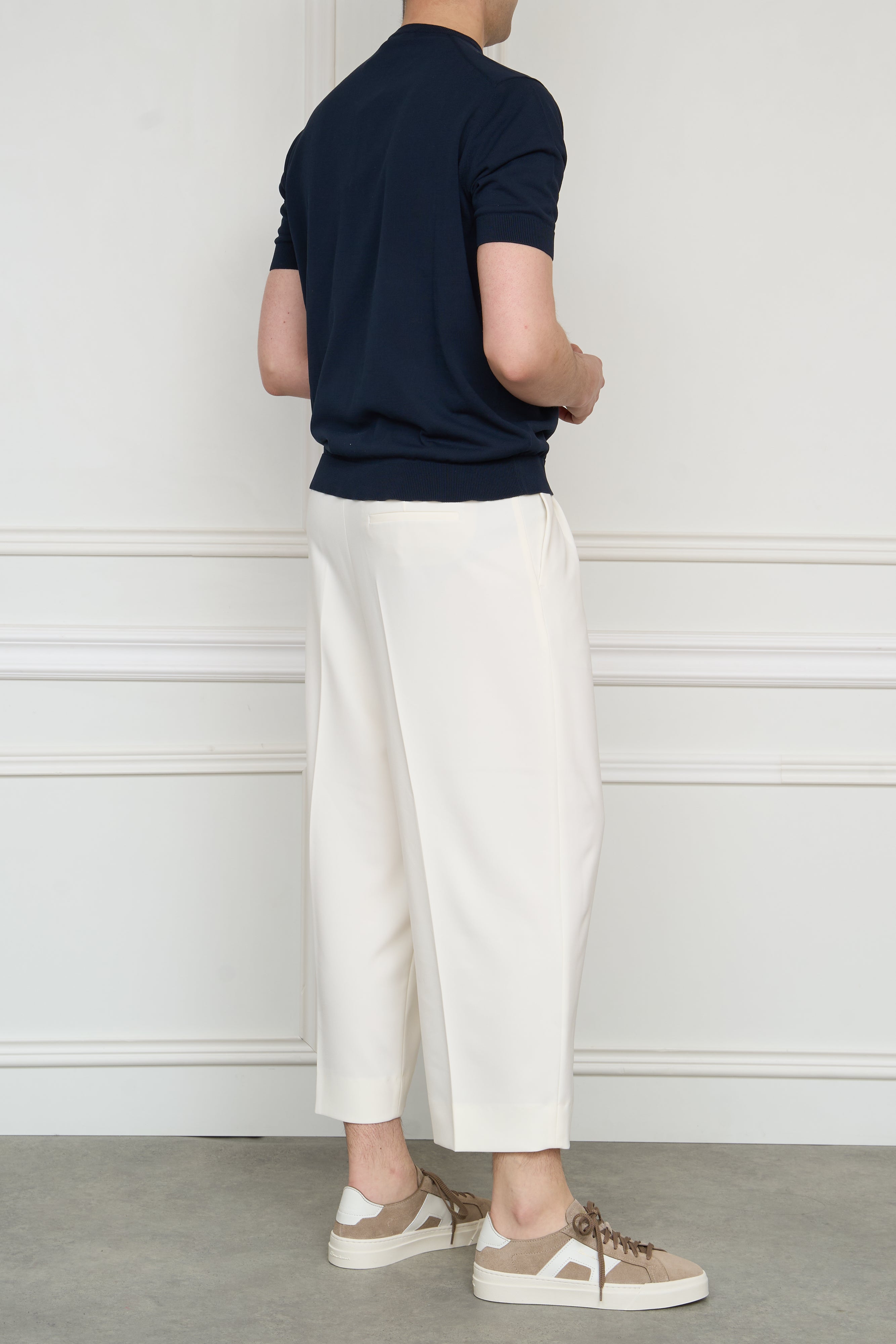 Cropped trousers 'NOA' in white