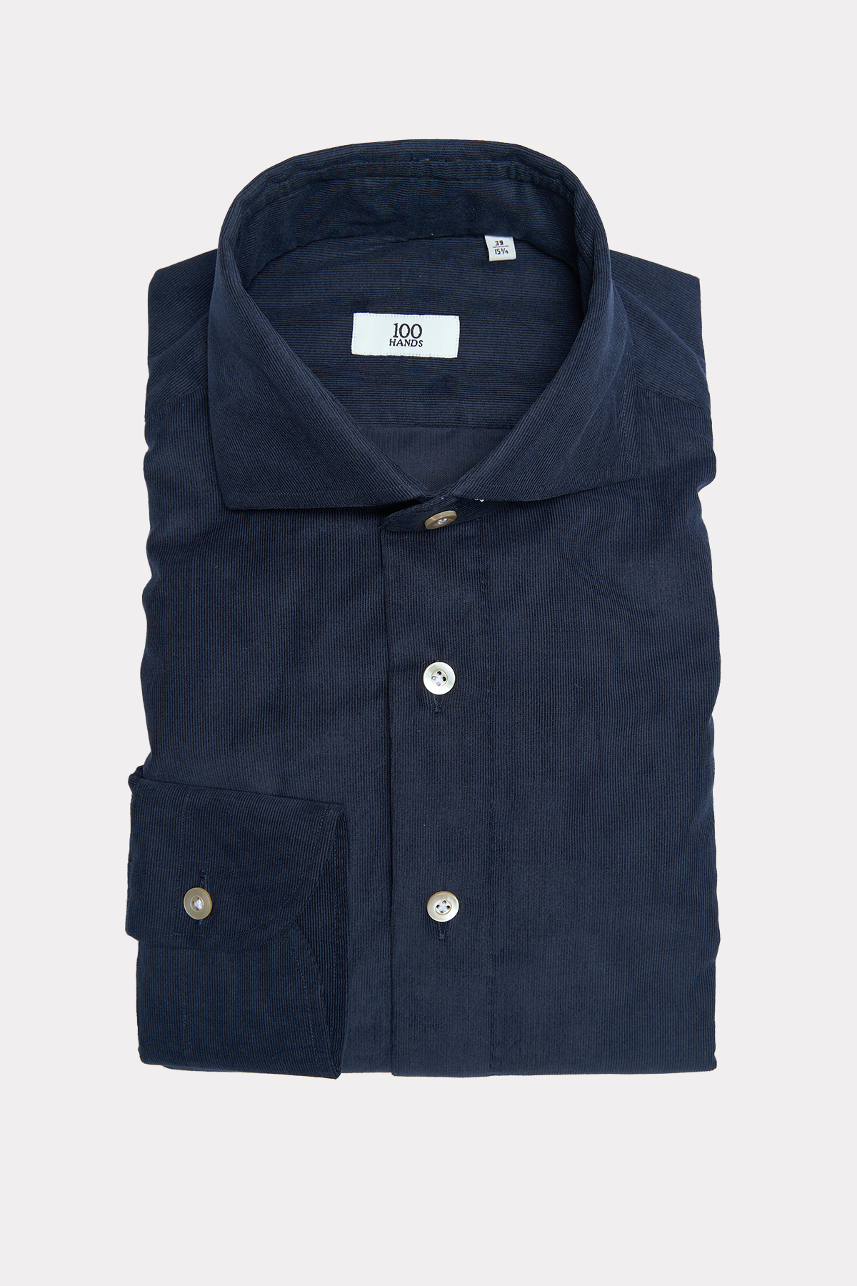Corduroy shirt in navy