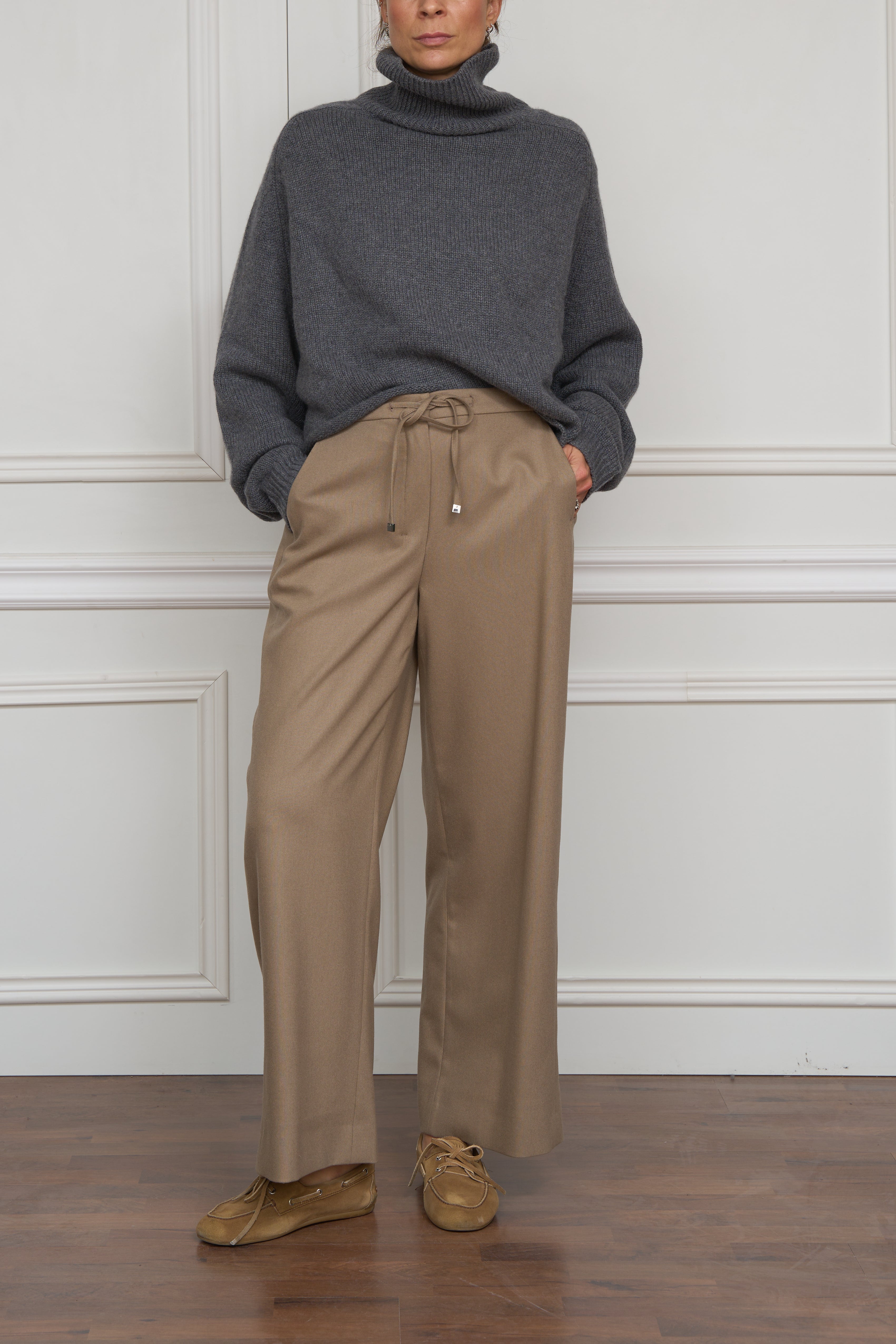 Hose 'Floria' in beige