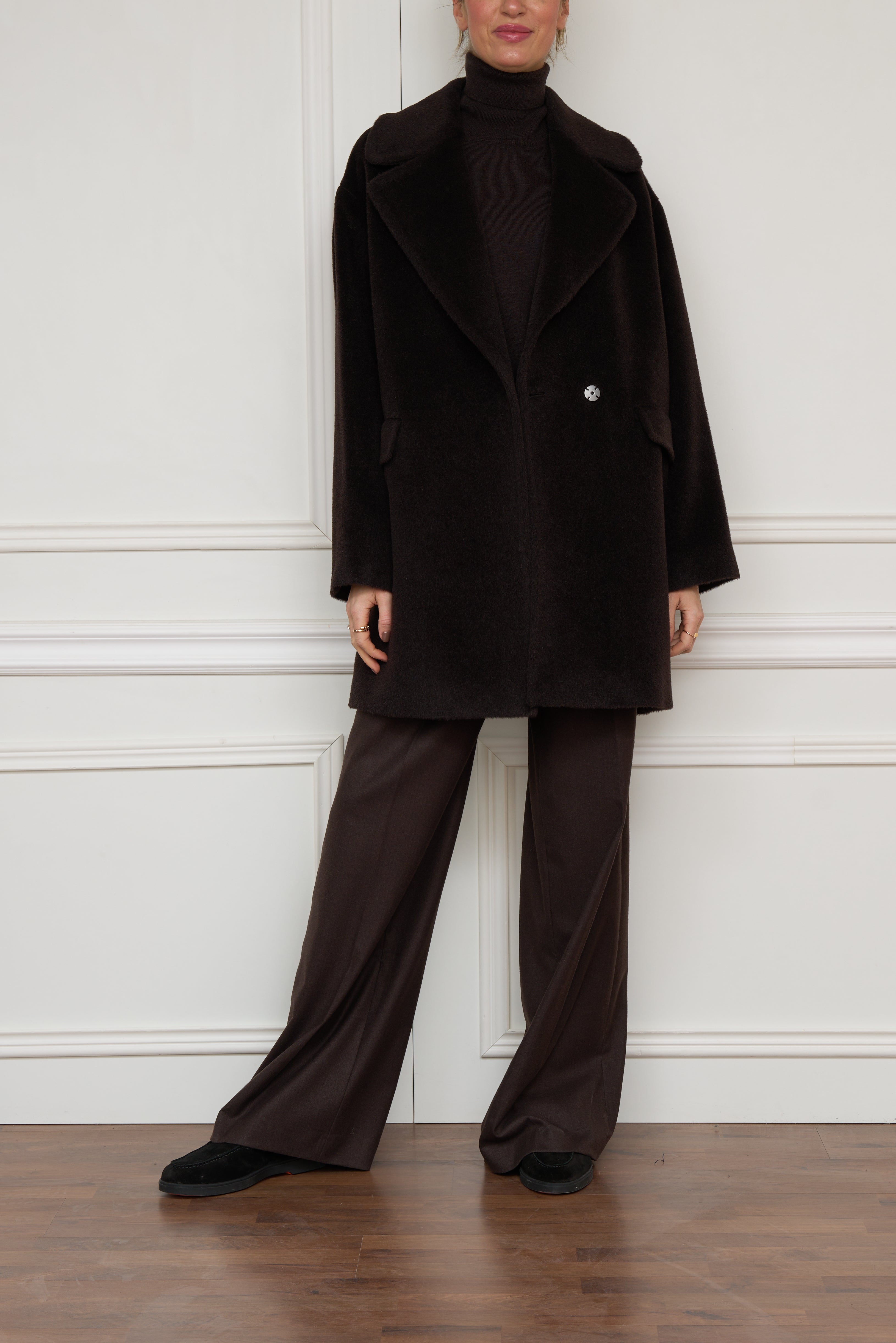 Mantel 'Astrid' in braun