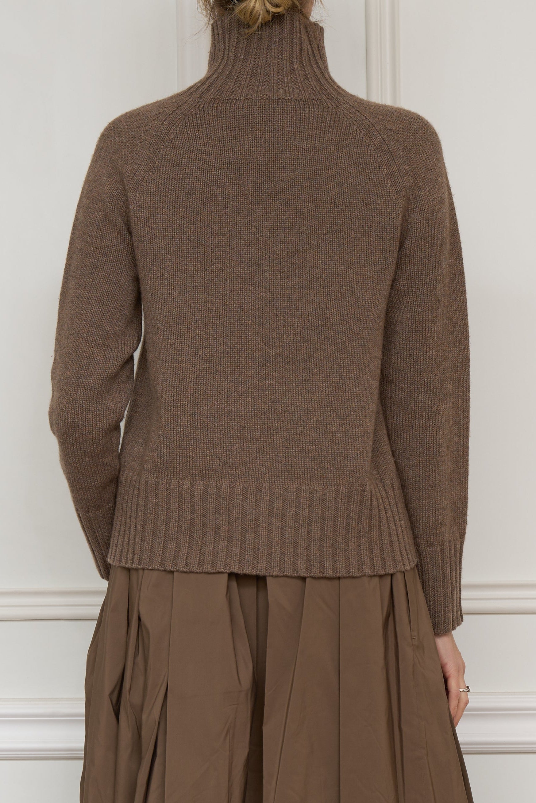 Turtleneck sweater 'Mantova' in brown