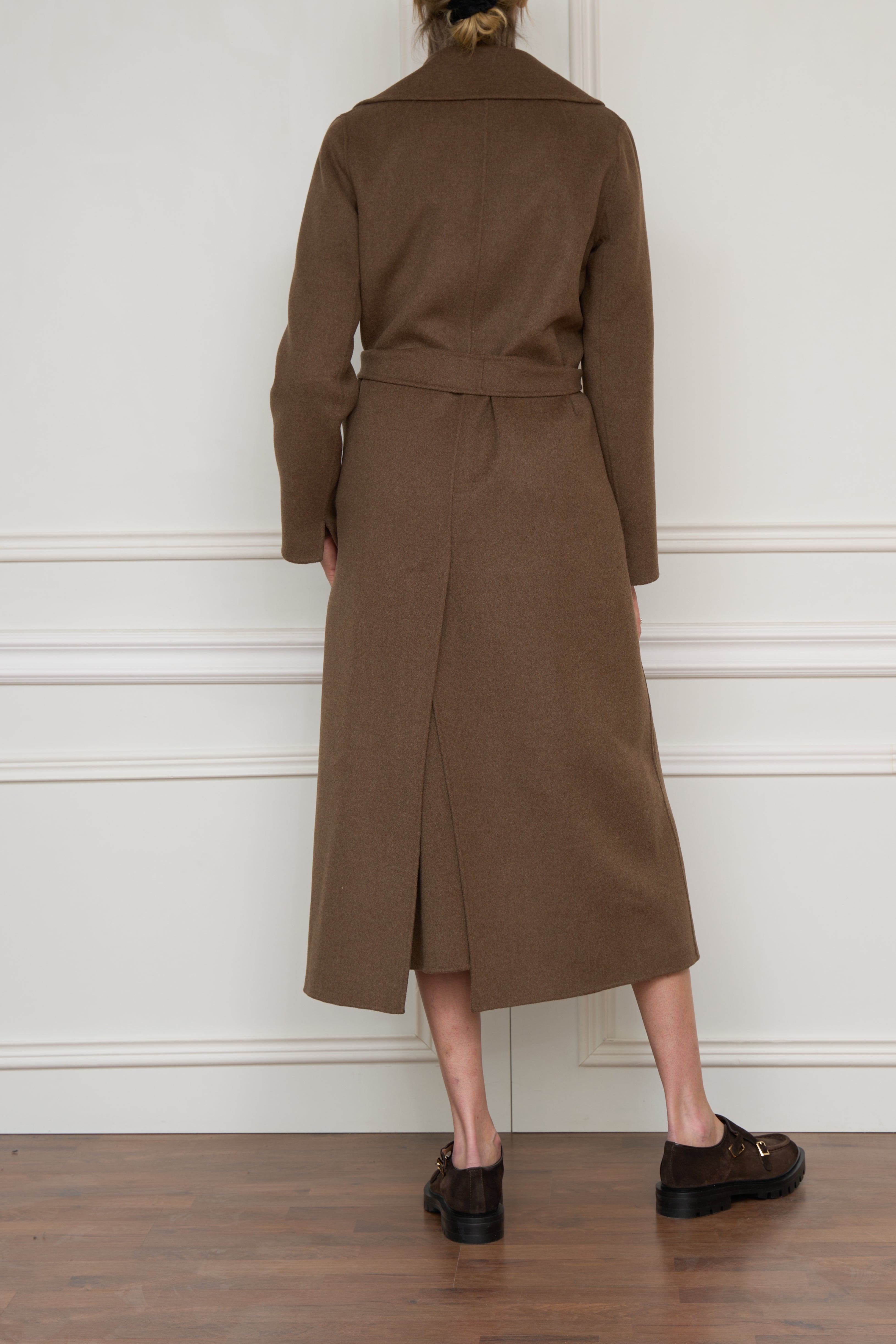 Wool coat 'Poldo' in taupe