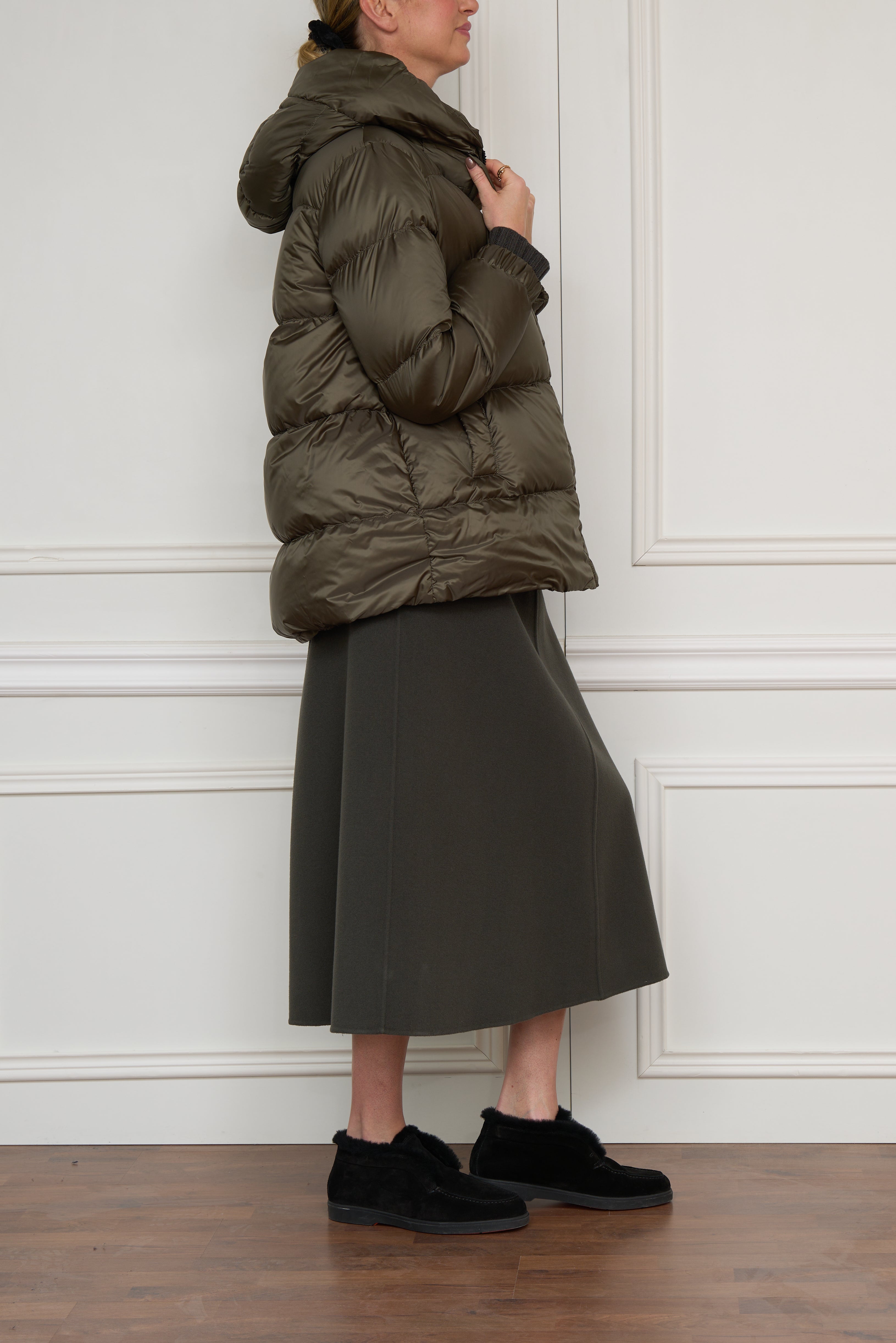 Daunenjacke 'Seia' in grün