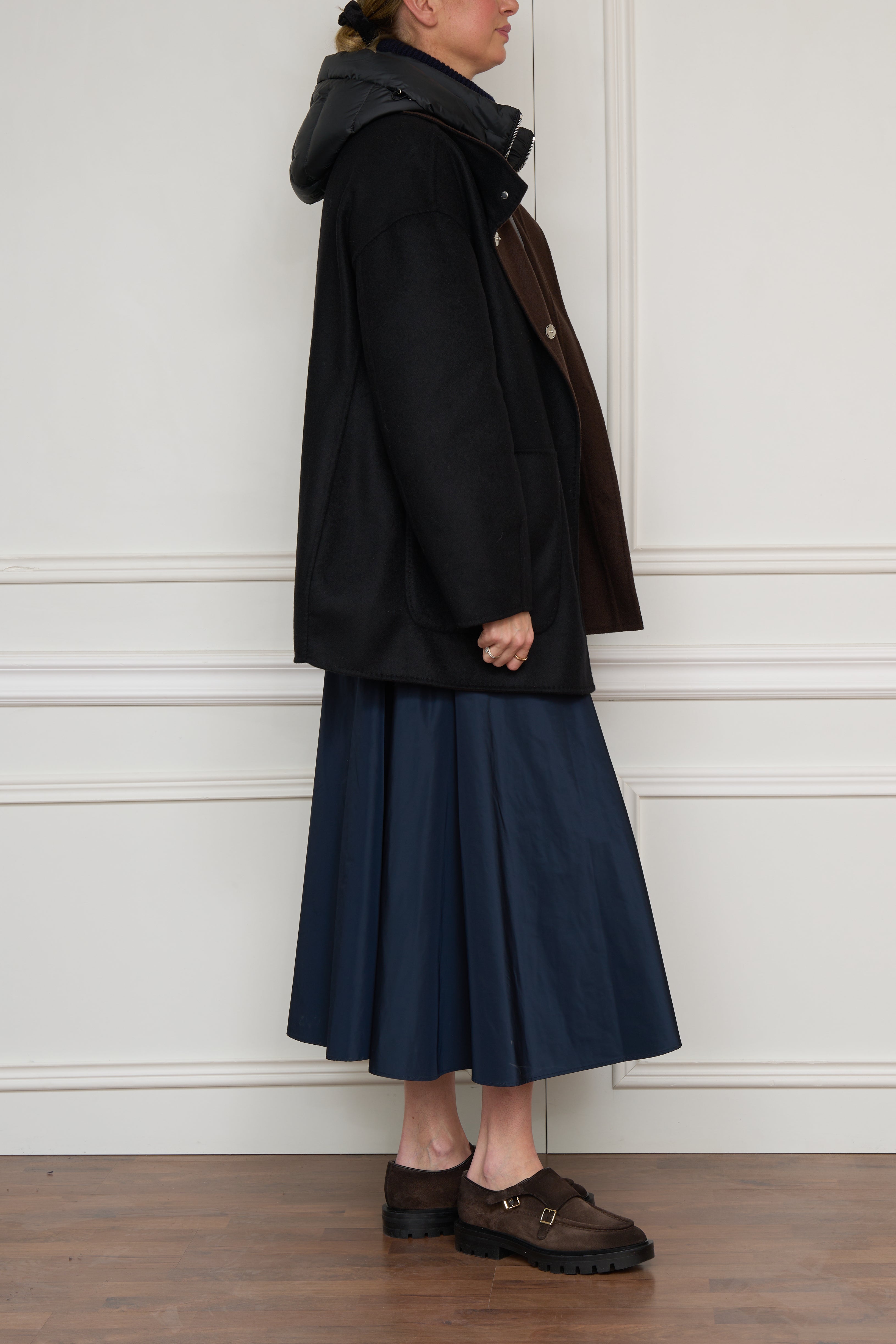 Wendejacke in braun/blau