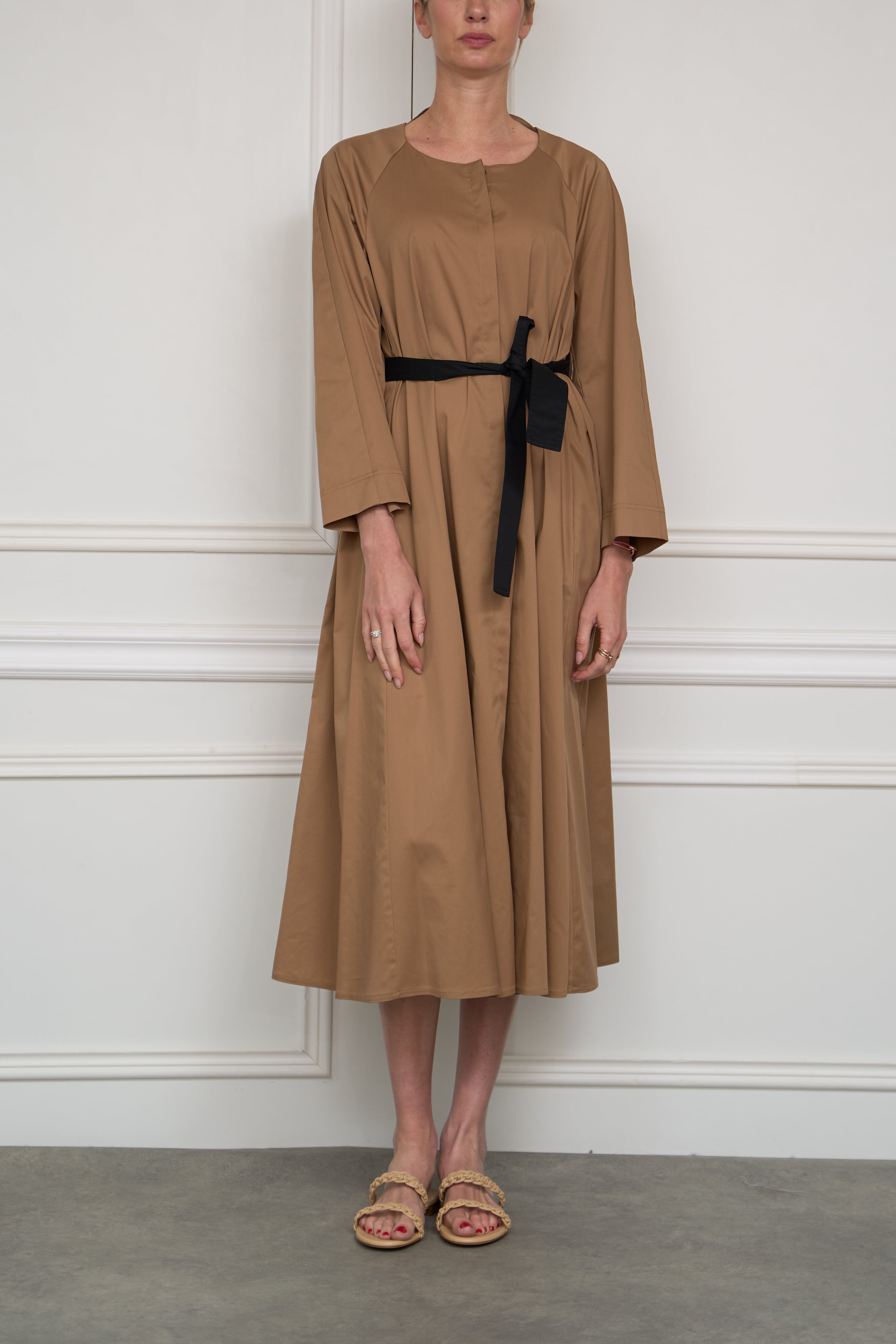 Kleid in cognac