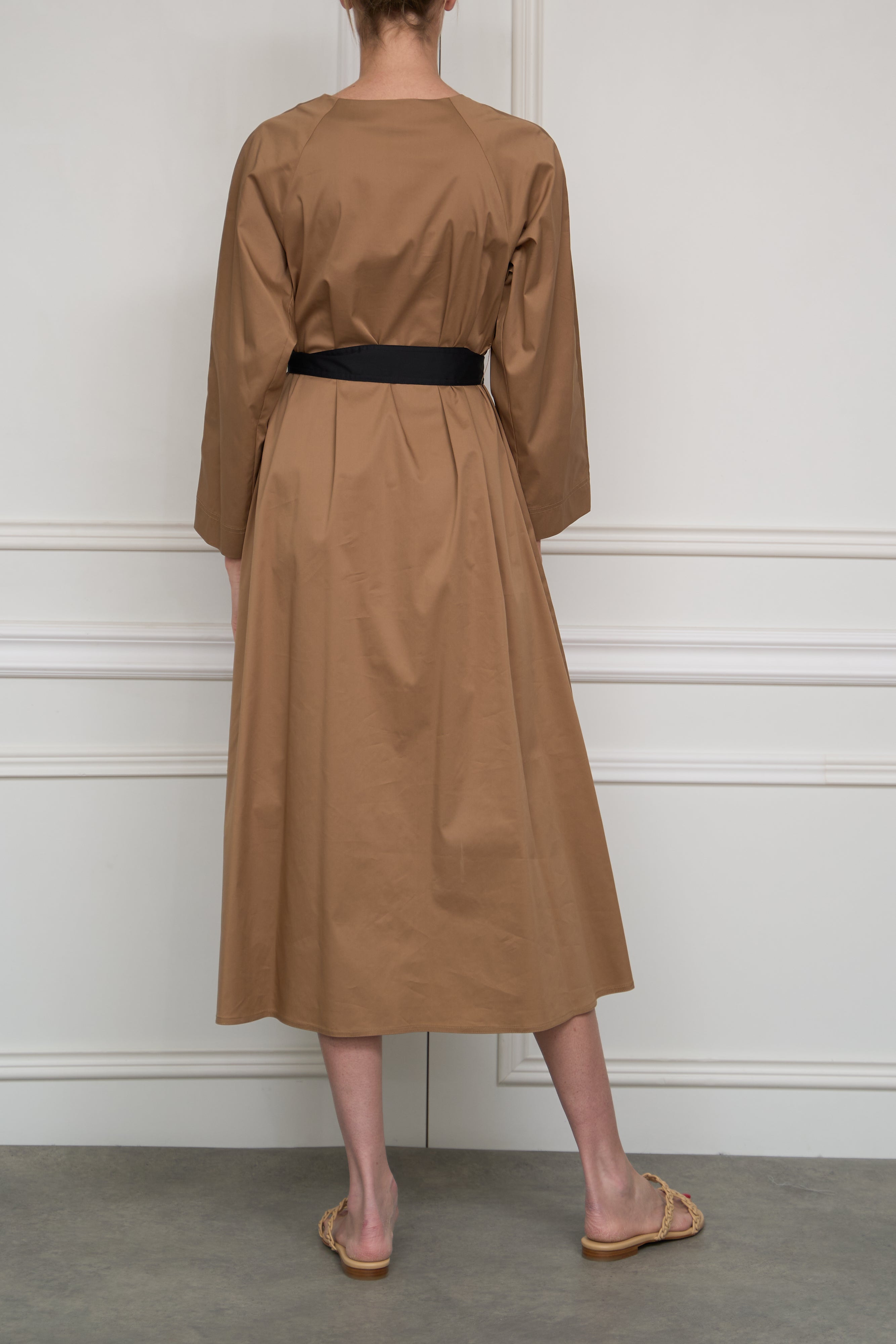 Kleid in cognac