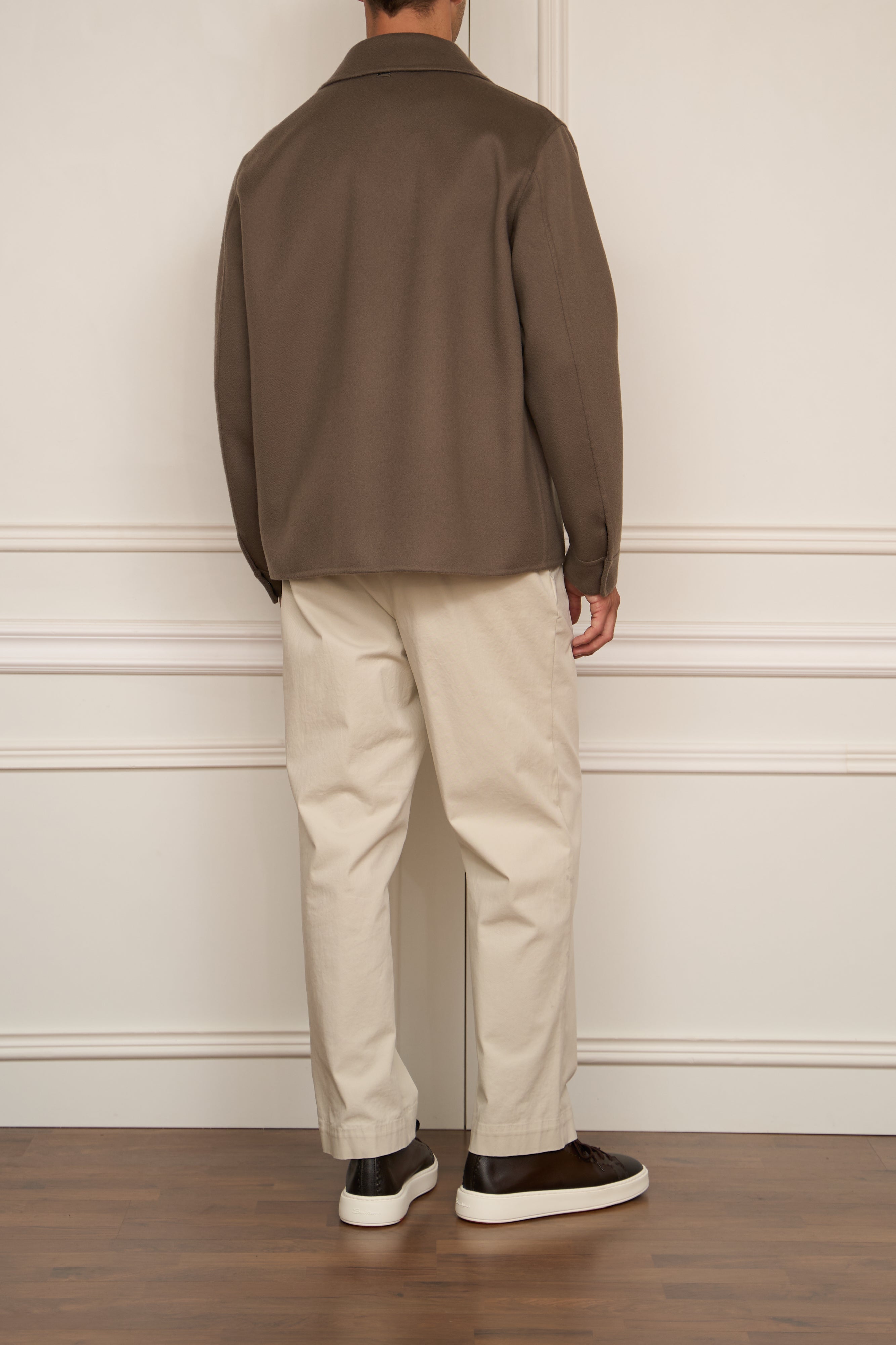 Hemdjacke in taupe