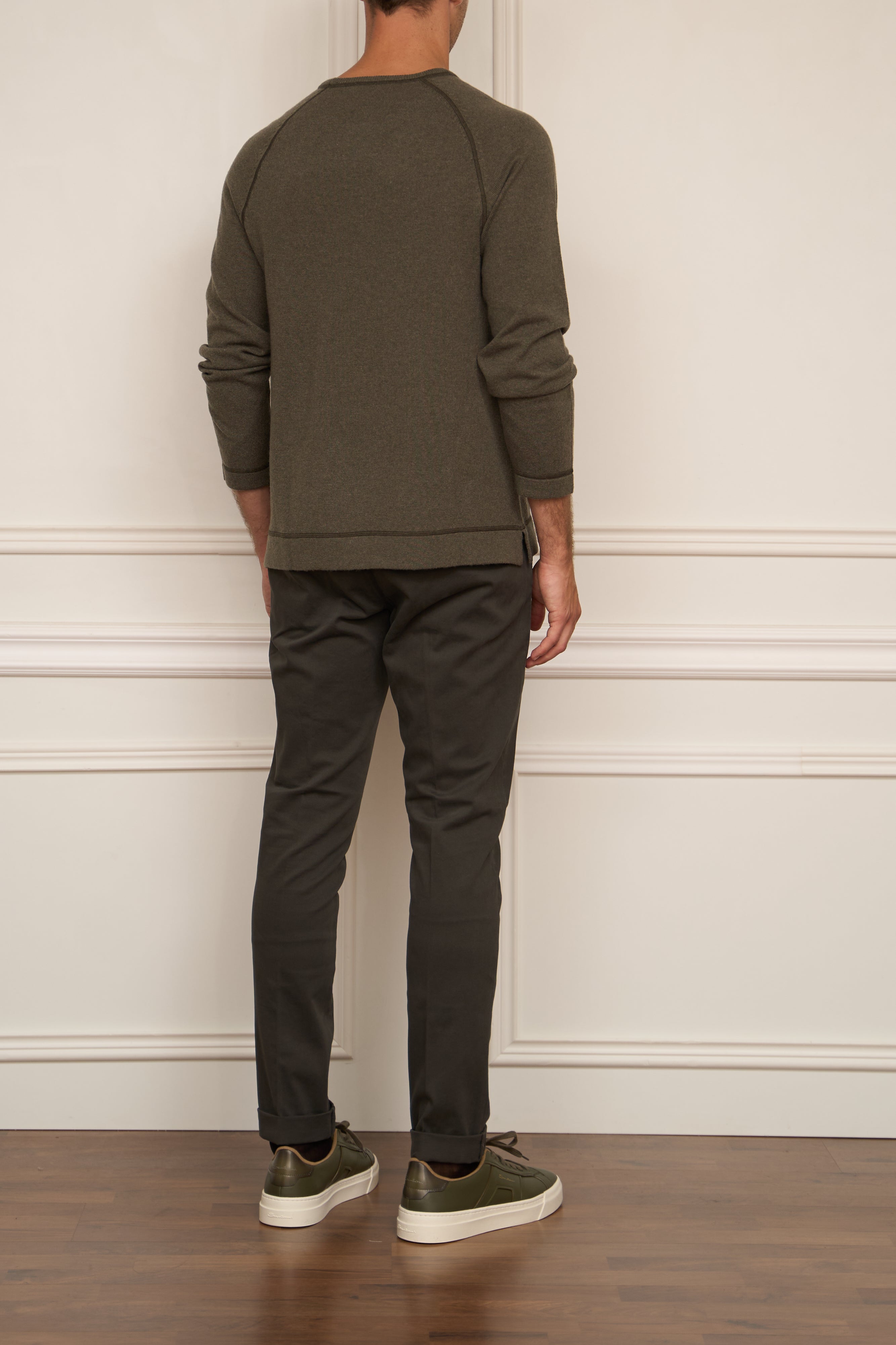Kaschmir Pullover in grün