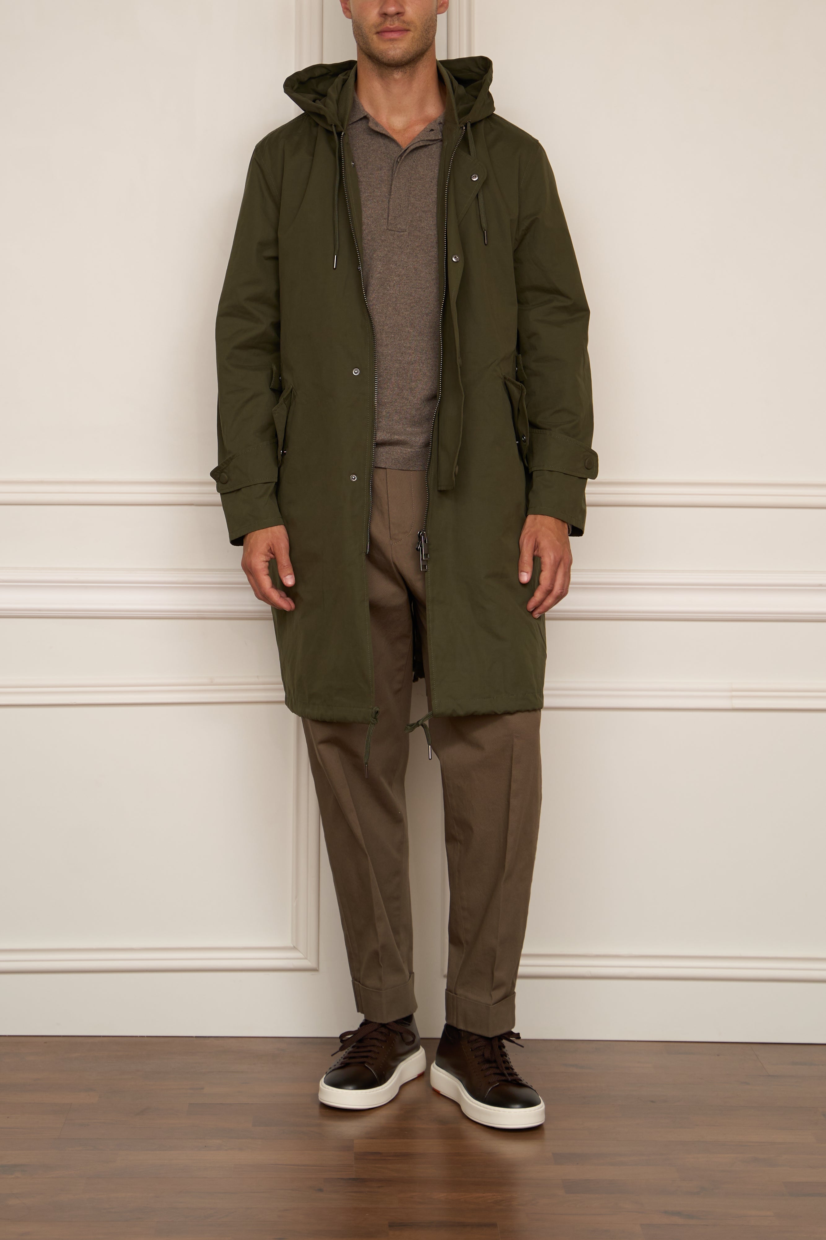 Parka in grün