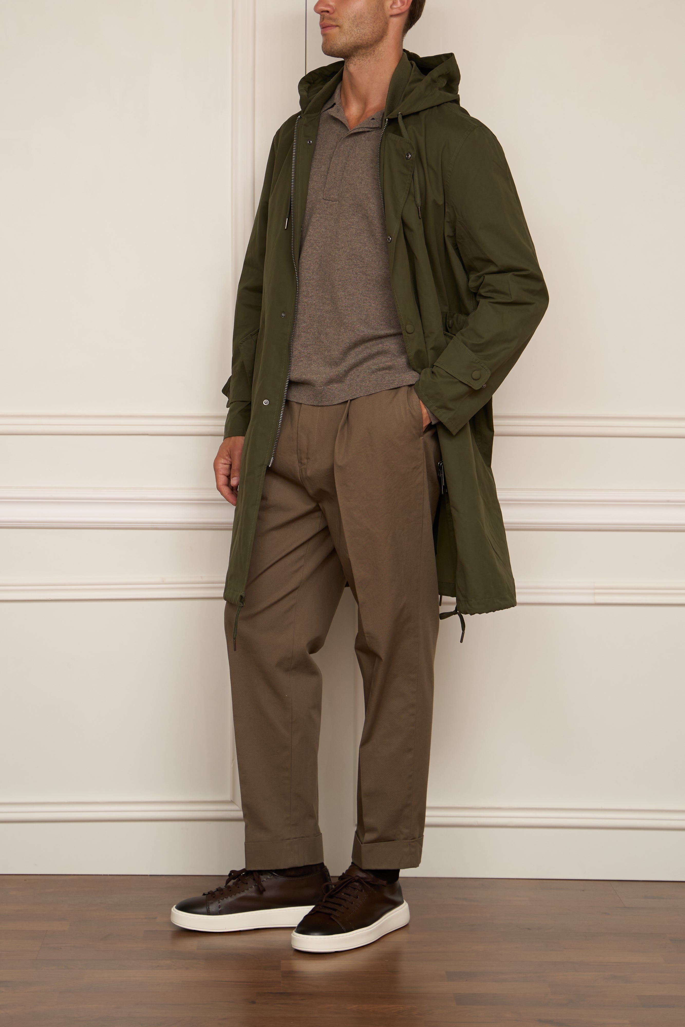 Parka in grün