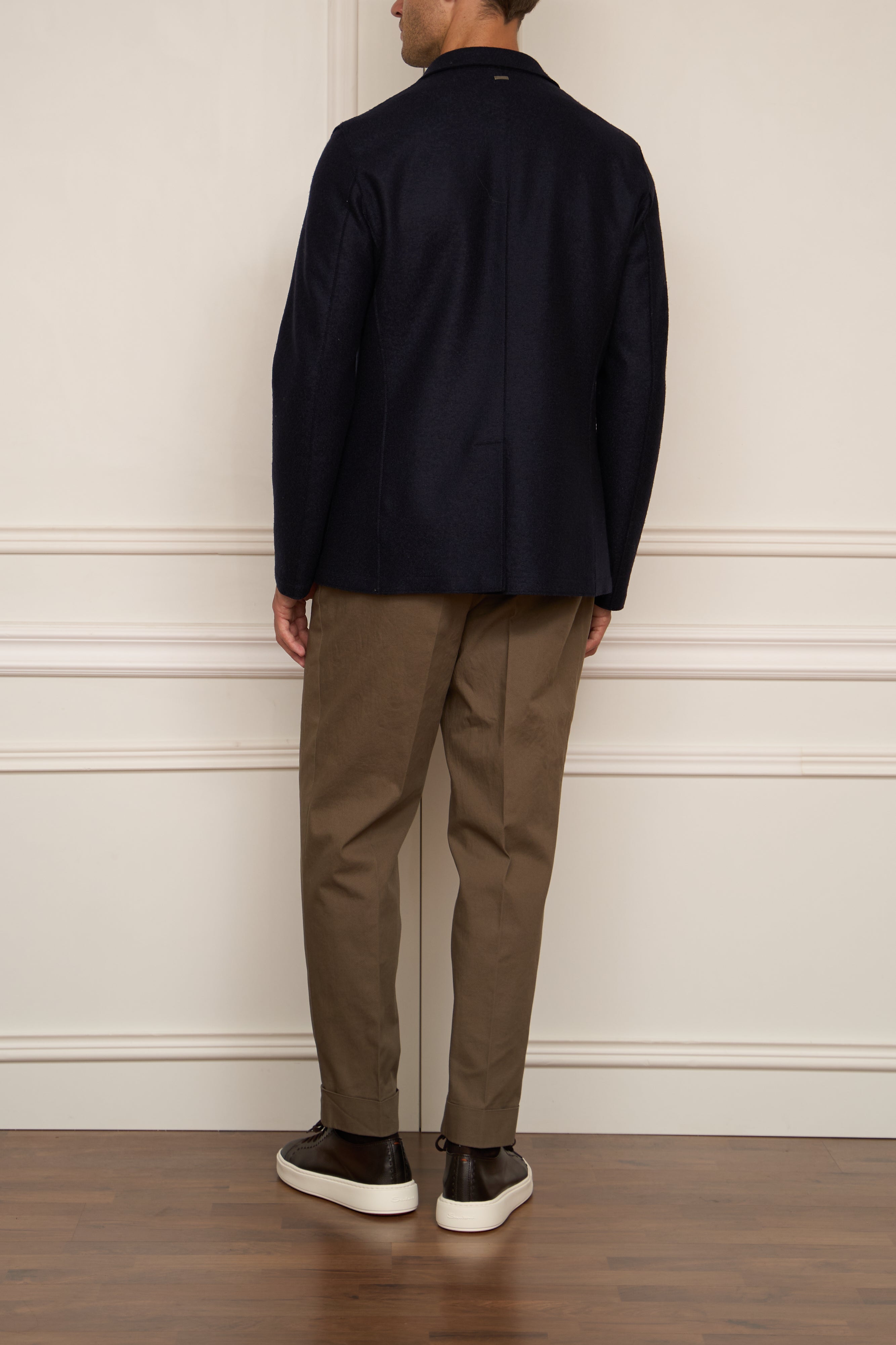 gewalktes Sakko in navy