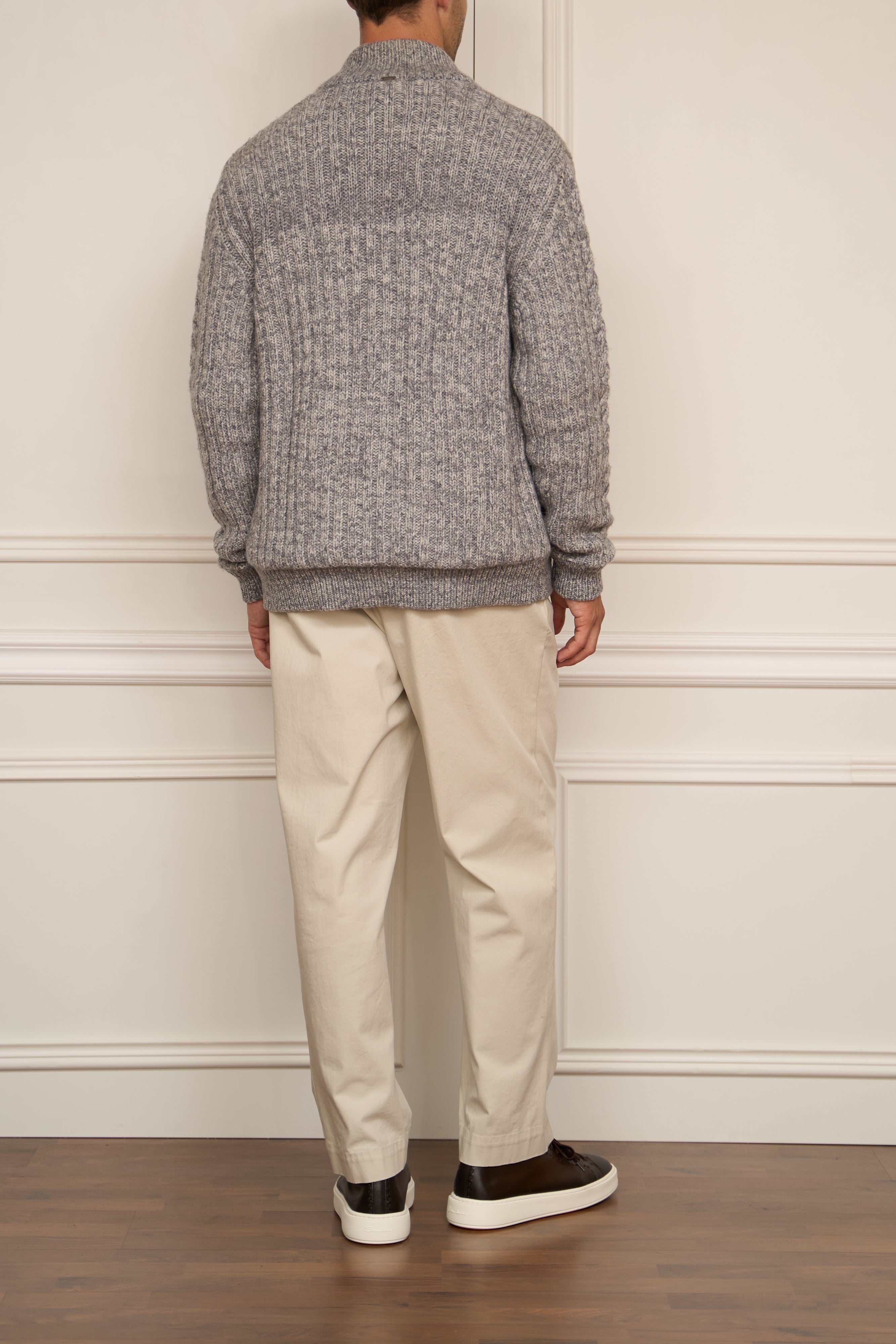 Blouson in light grey