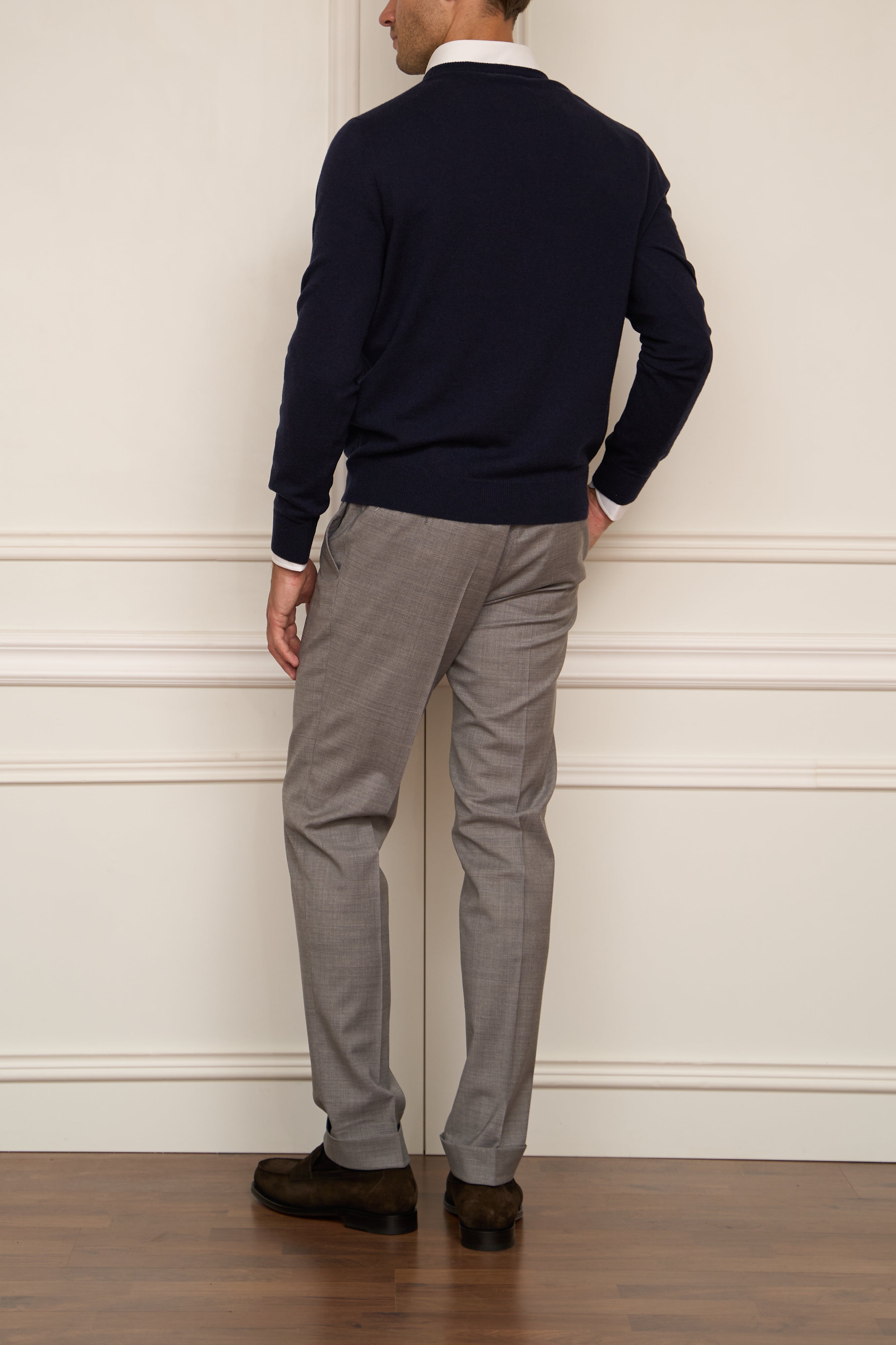 Kaschmir Pullover in navy